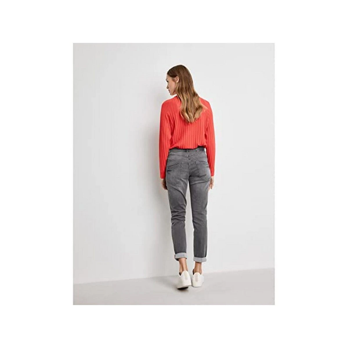 Taifun Stoffhose Grau Regular (1-tlg) – Bild 6