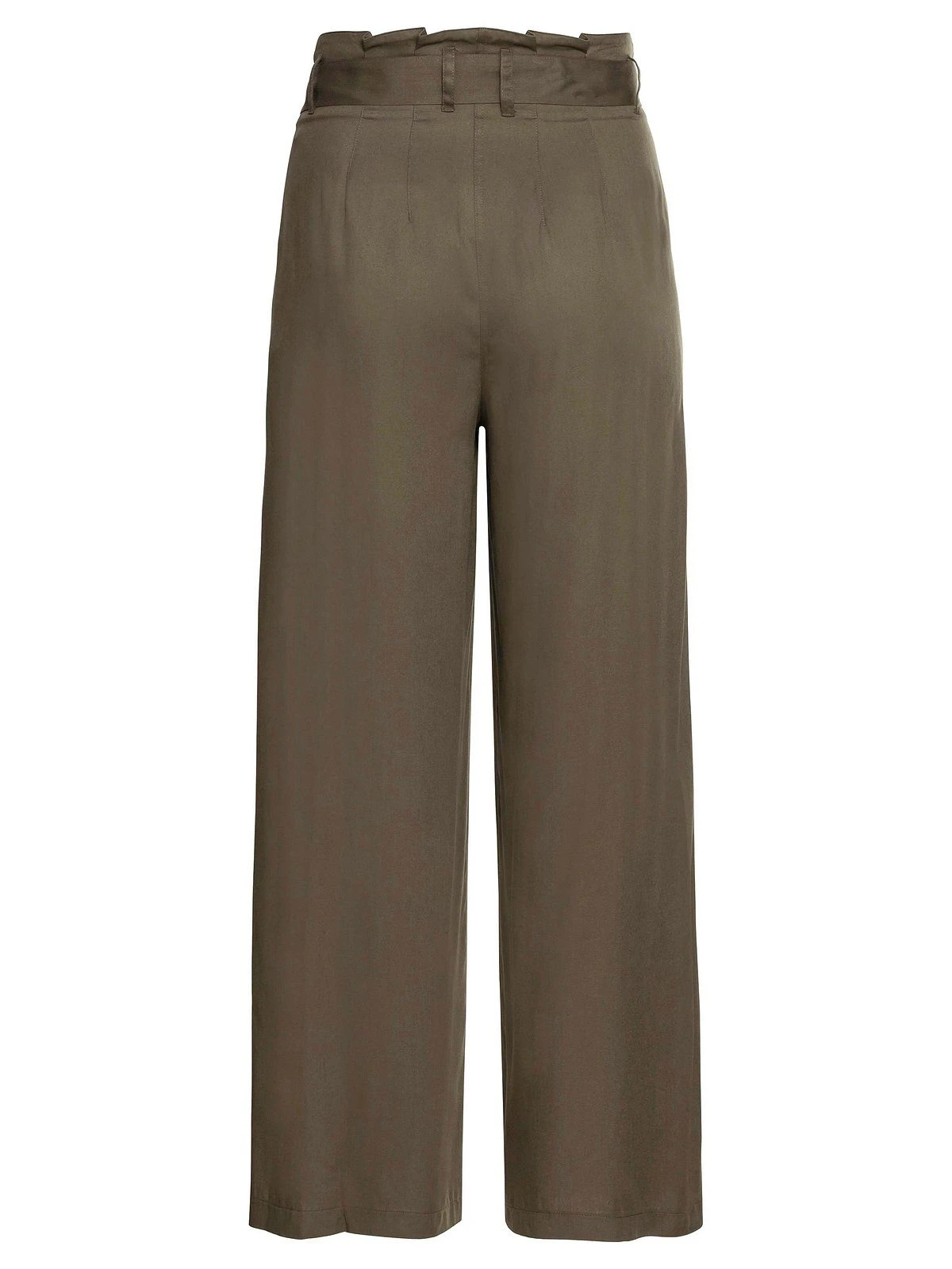 Sheego Bundfaltenhose Hose «Die Weite» Mit Paperbag-Bund Und Stoffgürtel – Bild 3