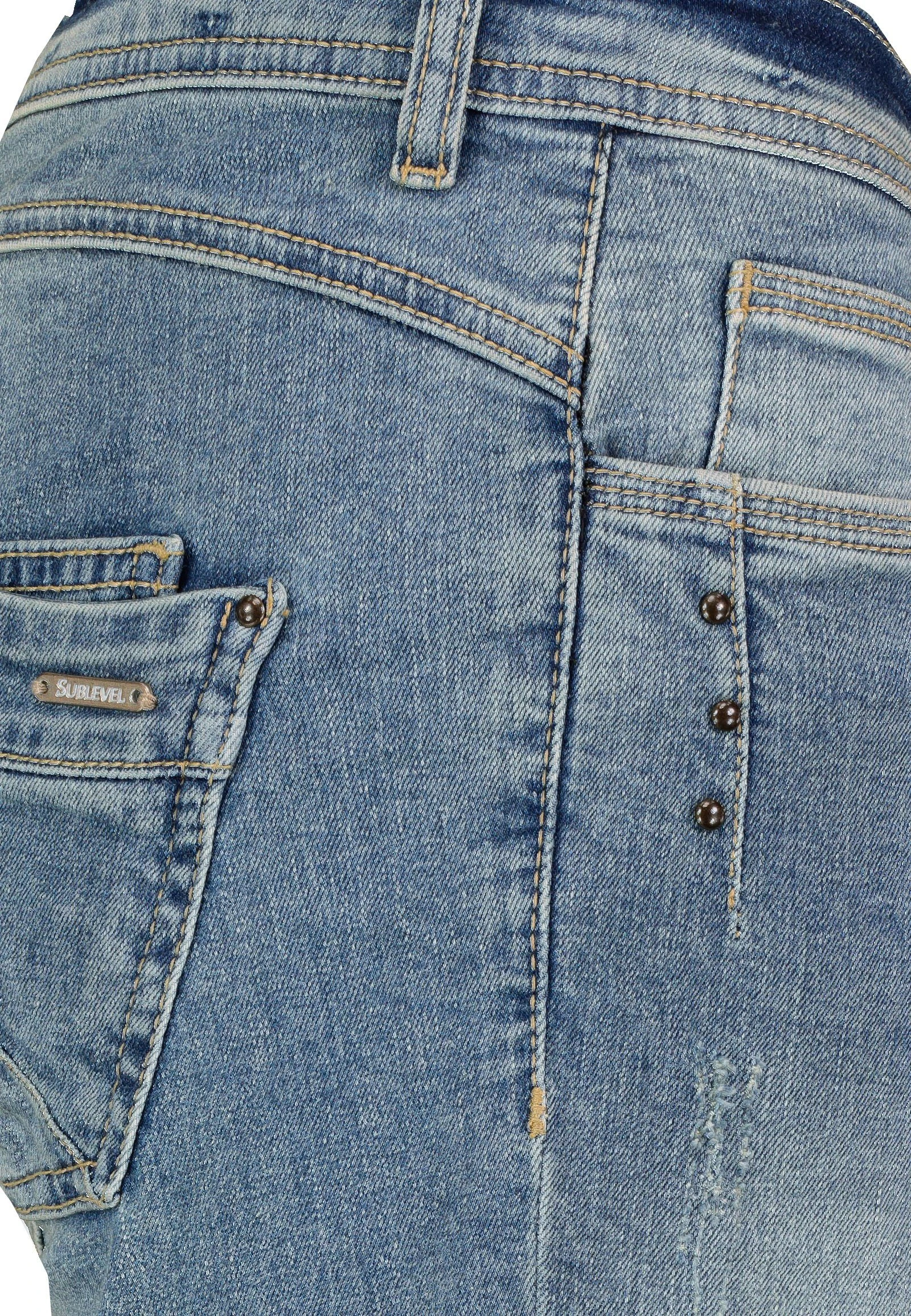 SUBLEVEL Jeansbermudas Kurze Jeanshose – Bild 10