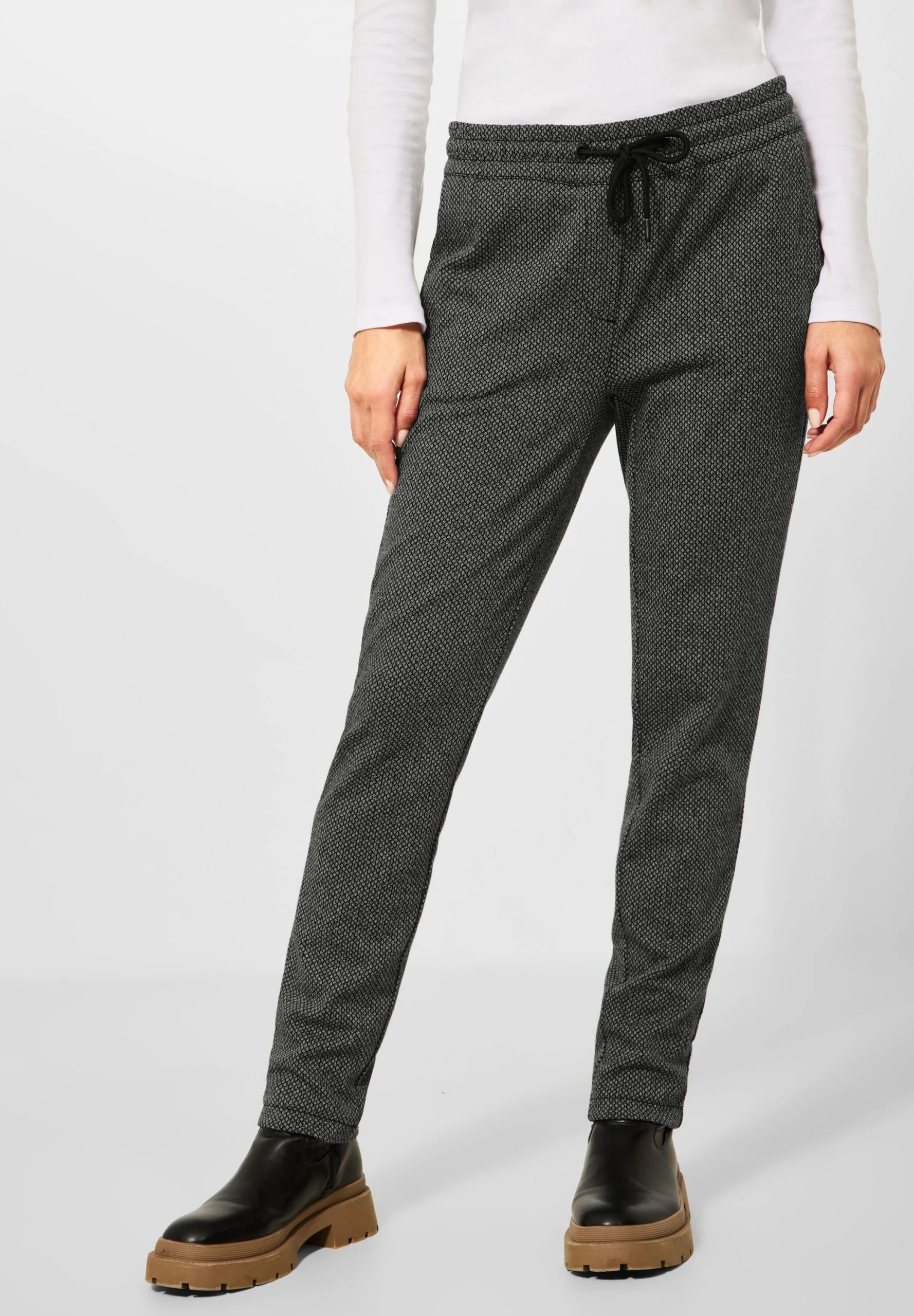 Cecil Stoffhose Elastikbund Mit Tunnelzug