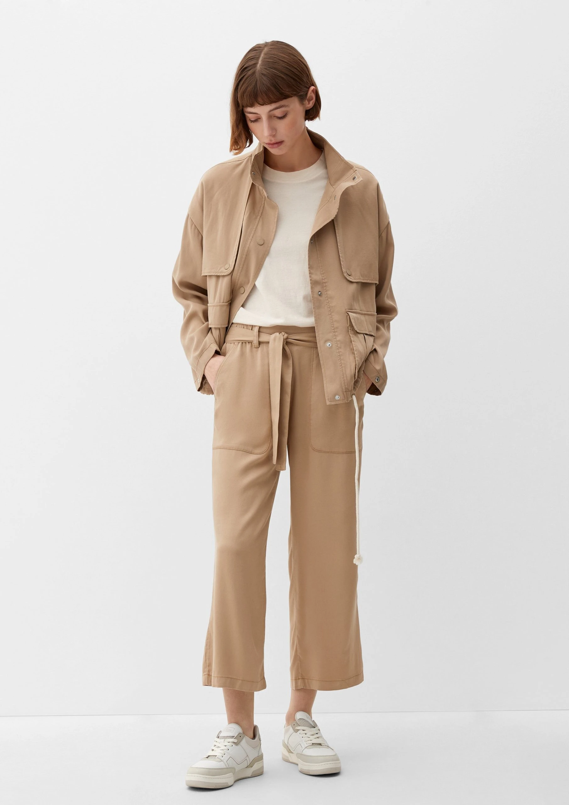 S.Oliver 3/4-Hose »Regular: Hose Aus Lyocellmix« (1-tlg) Gummizug