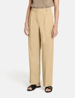 GERRY WEBER Stoffhose »Weite Hose Mit Bügelfalten«