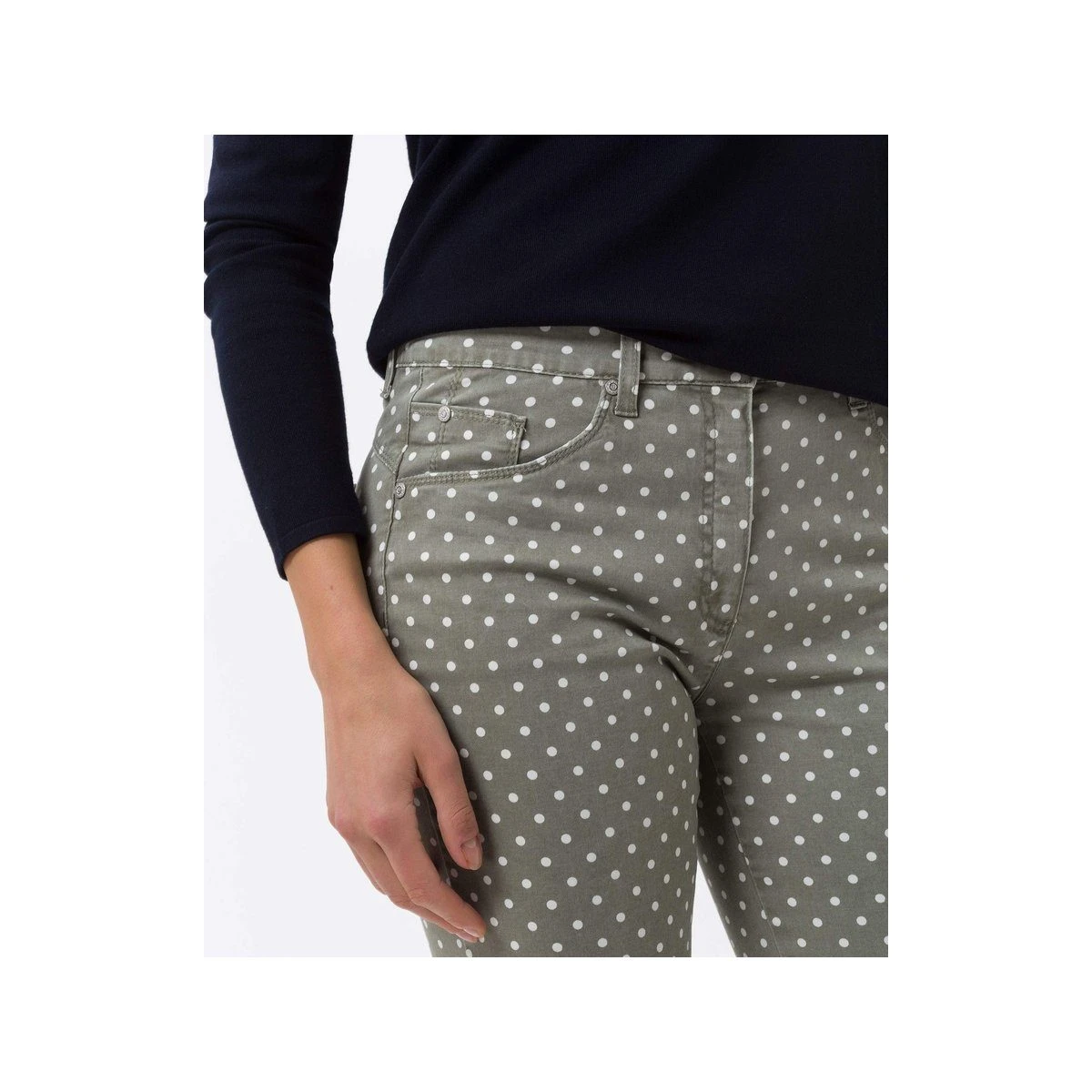 Brax Stoffhose Kahki Regular (1-tlg) – Bild 6