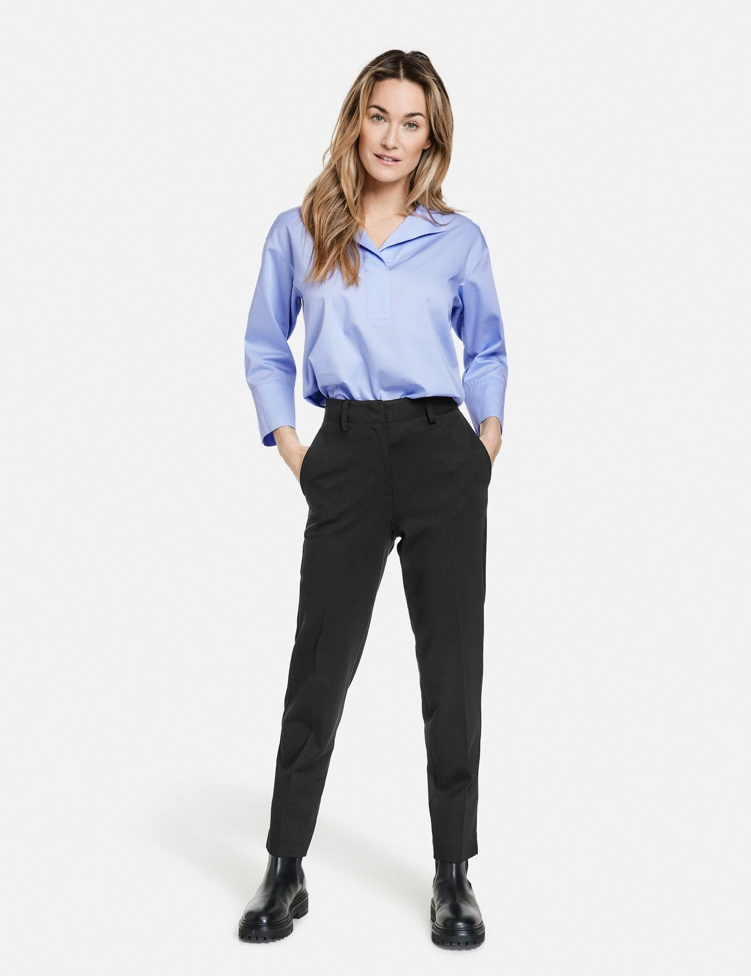GERRY WEBER Stoffhose 7/8 Hose Mit Bügelfalte – Bild 5