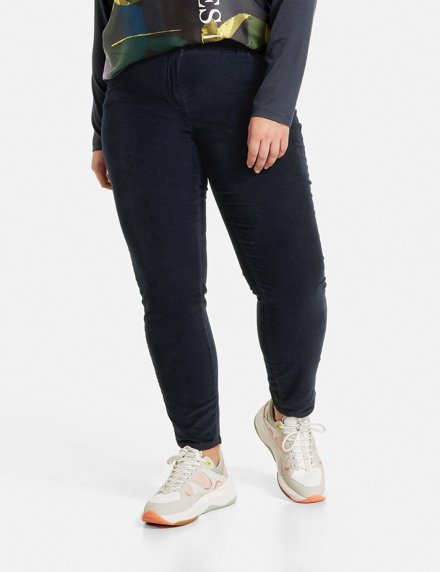 Samoon Stoffhose »7/8 Hose Aus Feincord Betty«