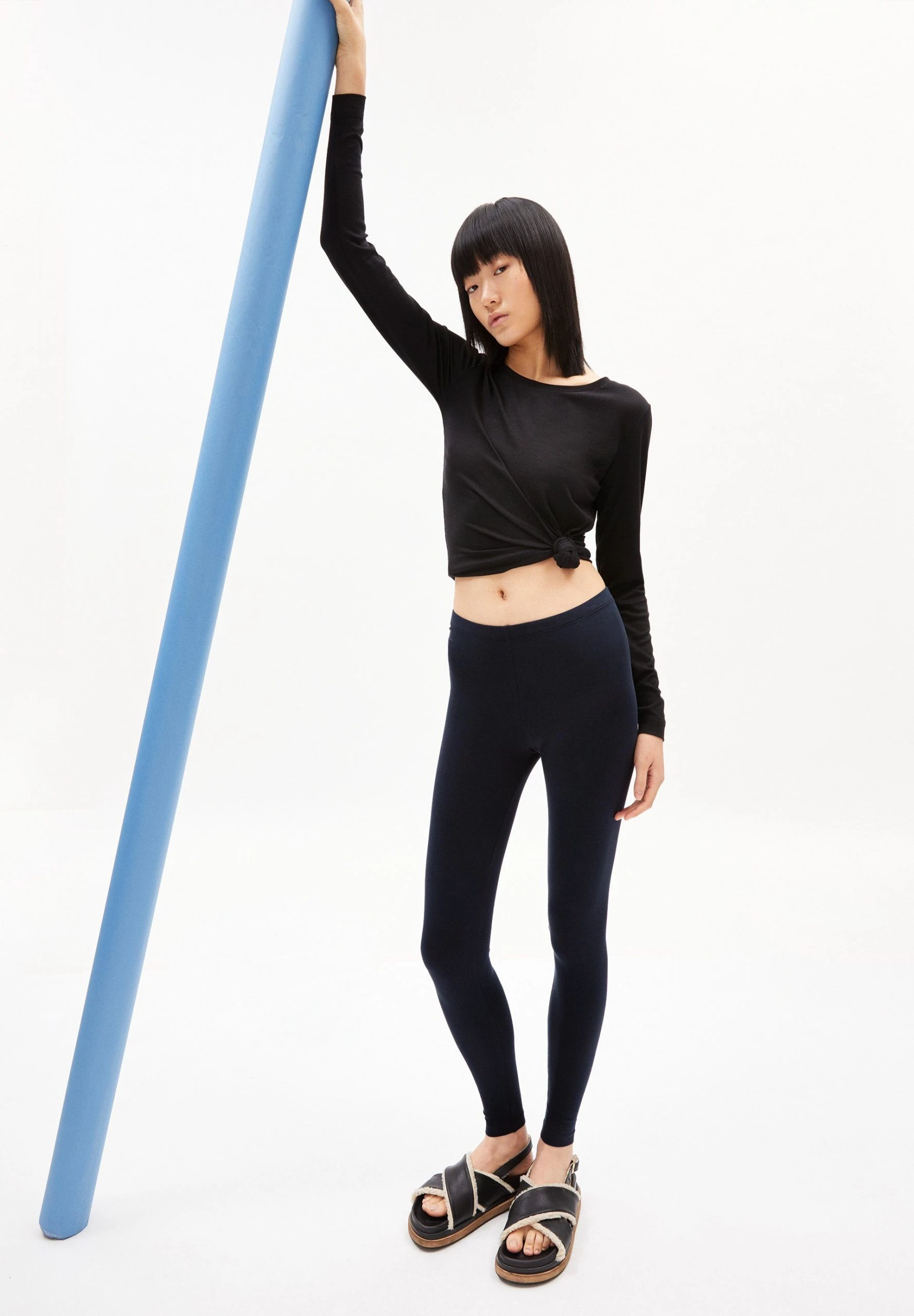 Armedangels Sporthose SHIVAA Damen Leggings Aus Bio-Baumwolle Fitted (1-tlg) Elastischer Bund – Bild 6