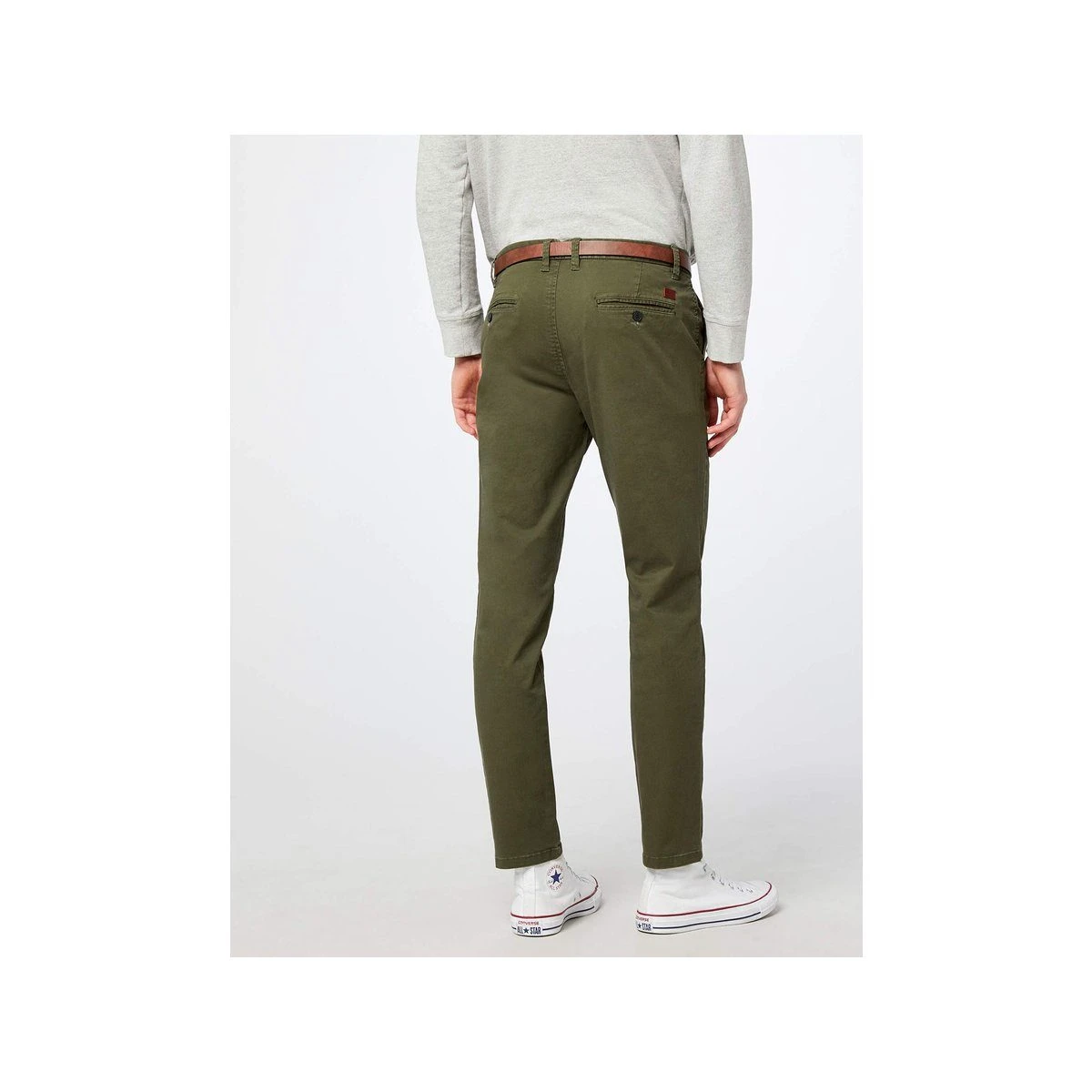 Jack & Jones Stoffhose »olive Regular« (1-tlg) – Bild 4