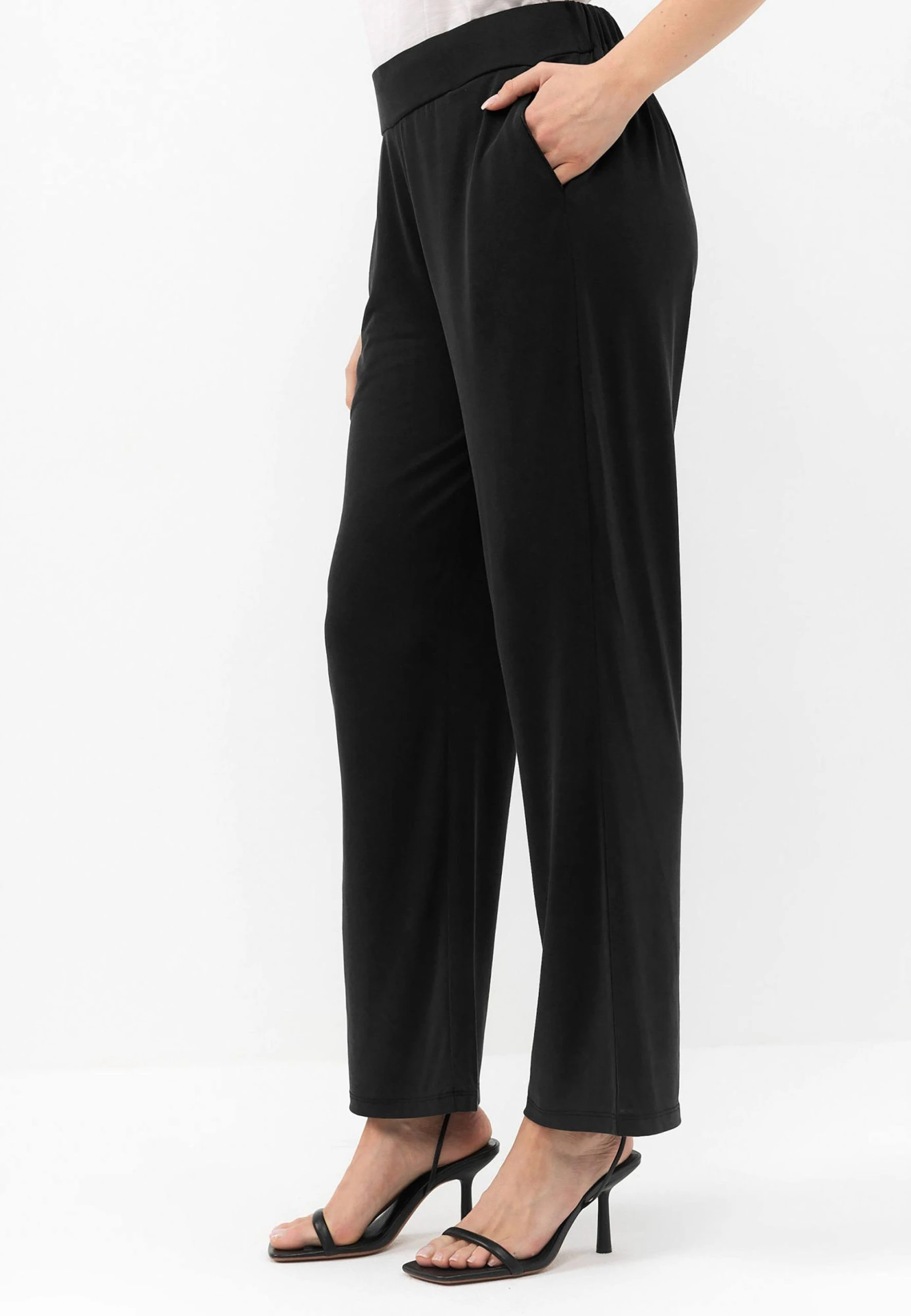 Cotton Candy Stoffhose JOHANNA Mit Weitem Bein – Bild 3