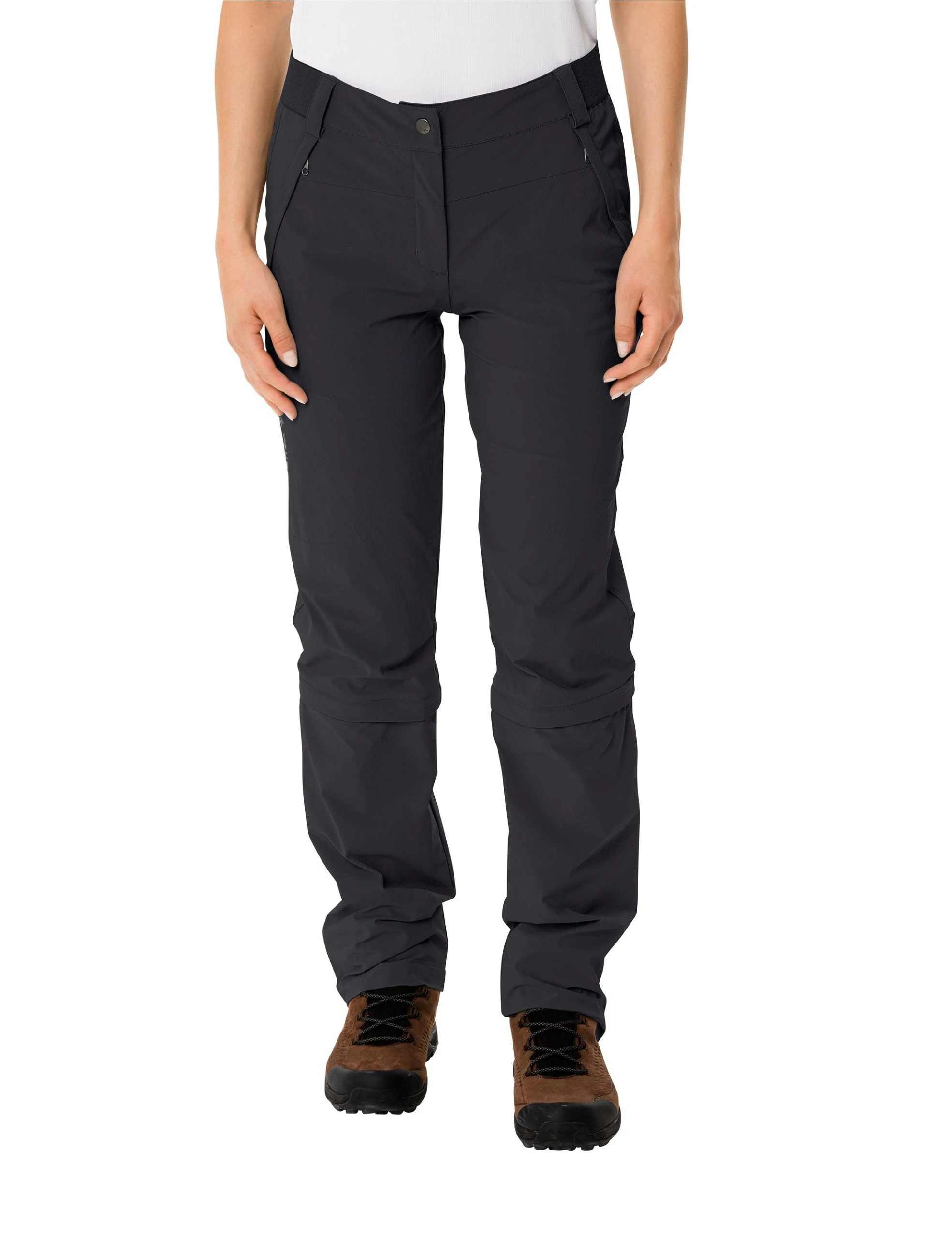 VAUDE Funktionshose »Women's Farley Stretch Capri T-Zip Pants III« (1-tlg) Grüner Knopf