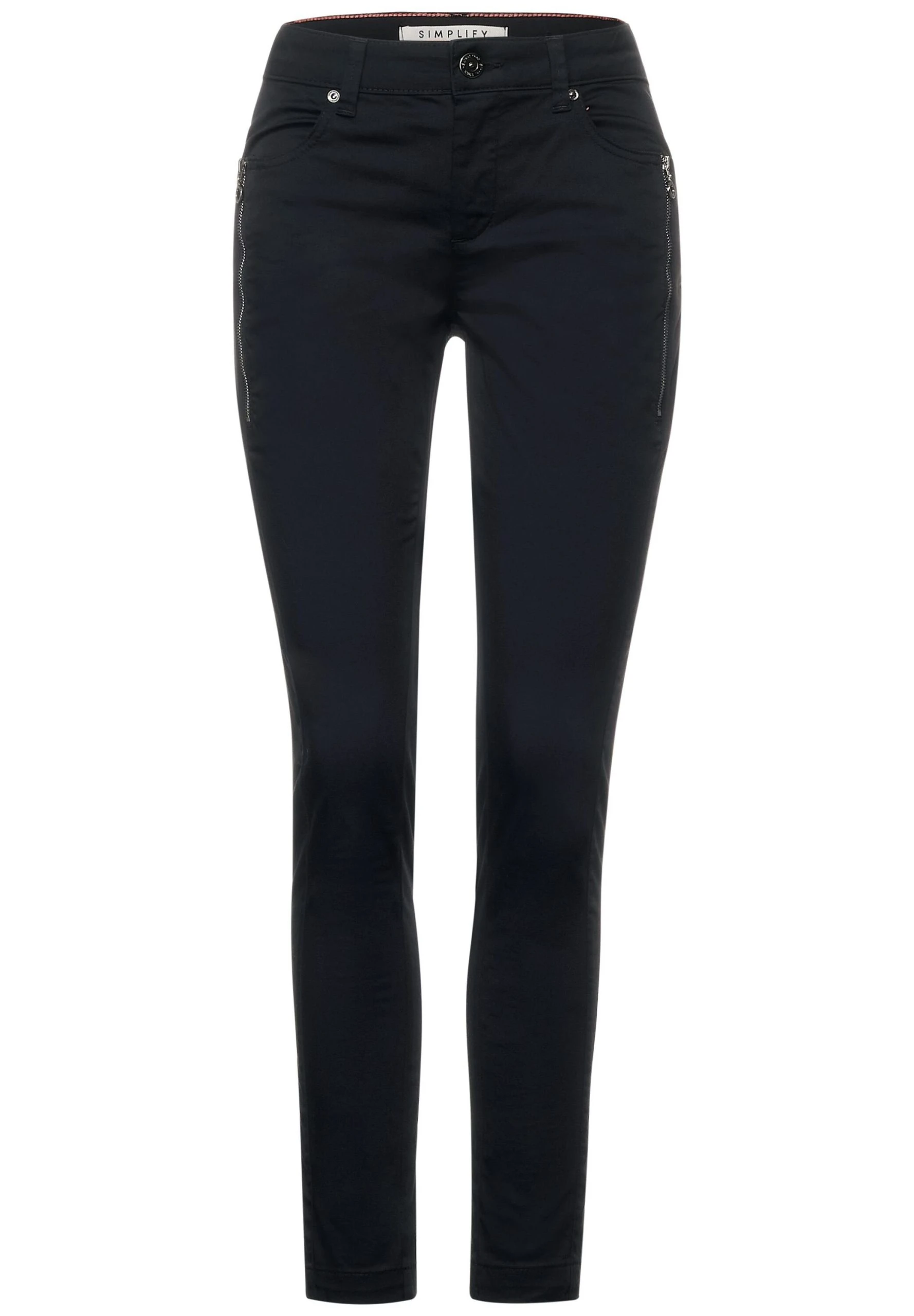 STREET ONE Röhrenhose Mit Reißverschluss-Deko – Bild 4