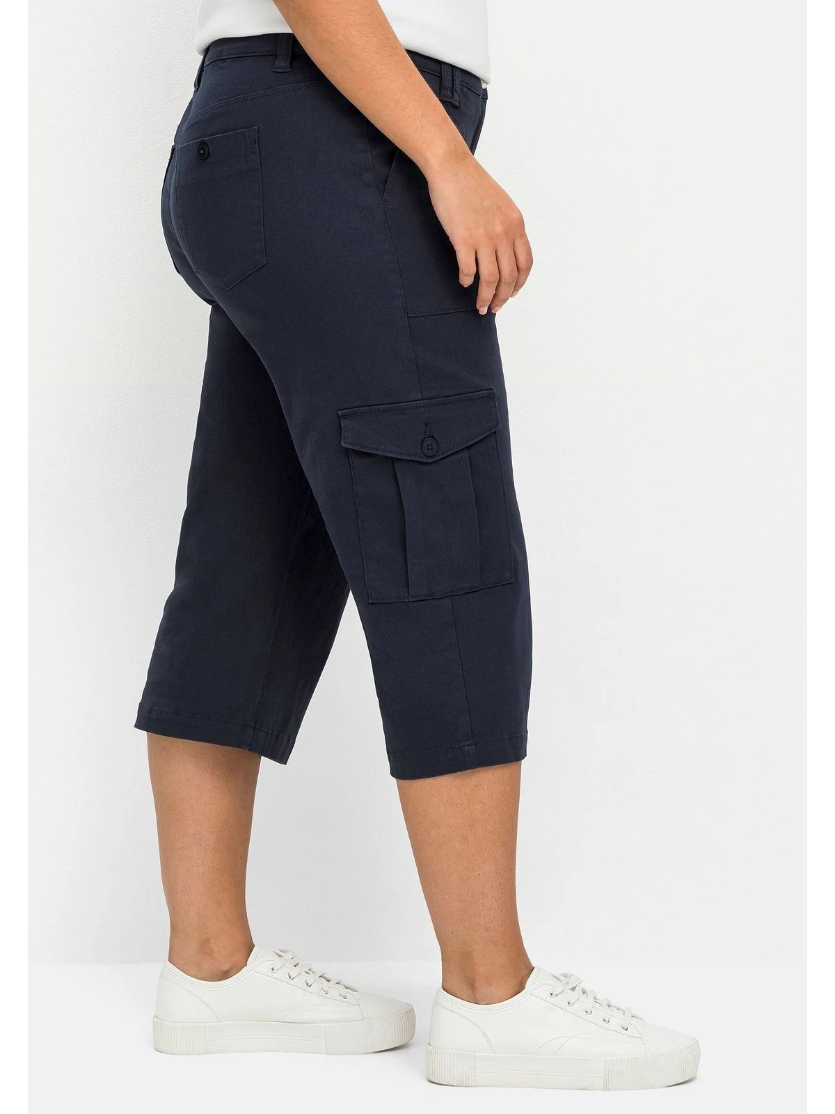 Sheego 3/4-Hose »Cargohose« Mit Cargotaschen – Bild 5