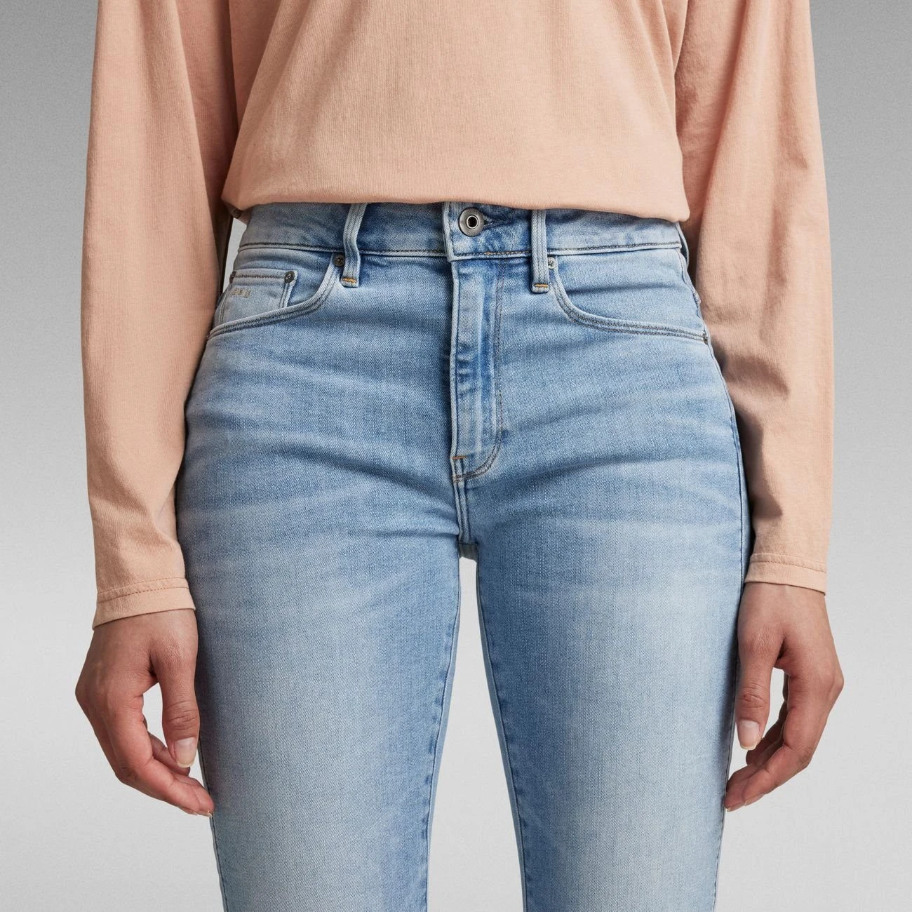 G-Star RAW 5-Pocket-Hose »3301 Skinny WMN Lt Indigo Aged« (1-tlg) – Bild 3