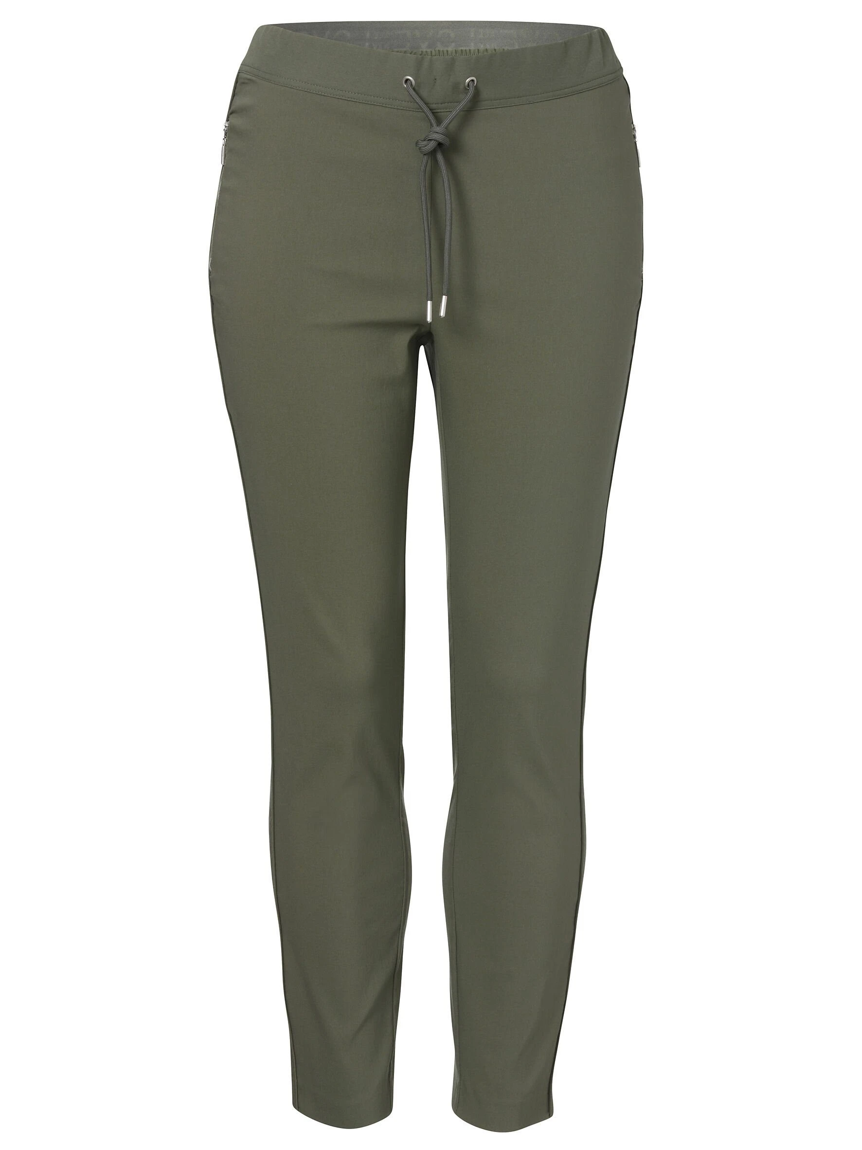 VIA APPIA DUE Stoffhose Sportive Schlupfhose In Unifarbenem Stil