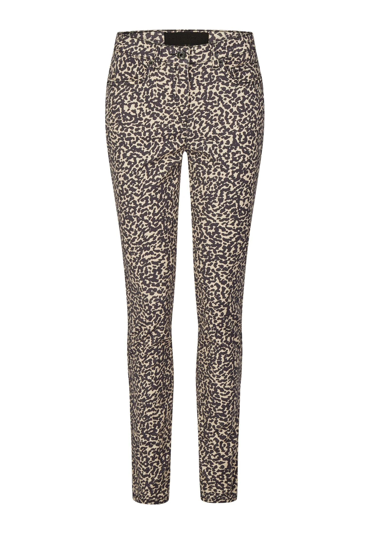 MARC AUREL 5-Pocket-Hose Mit Leo-Muster – Bild 5