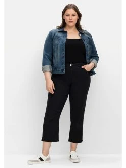 Sheego Stretch-Hose Twillhose In Knöchelfreier Länge