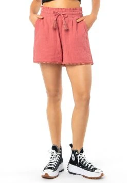 SUBLEVEL Shorts Damen Musselin Shorts