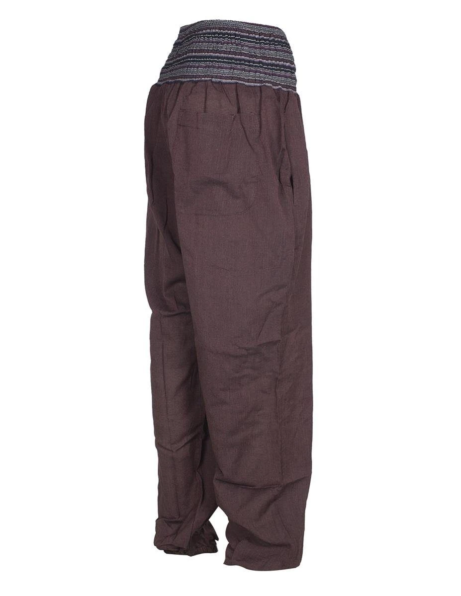 Vishes Haremshose »Chino Haremshose Mit Dehnbarem Gestreiften Bund« Ethnohose, Festivalhose – Bild 3