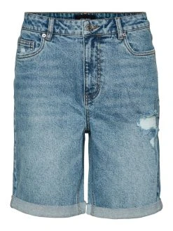 Vero Moda Shorts VMBRENDA HR LONG Aus Baumwollmix