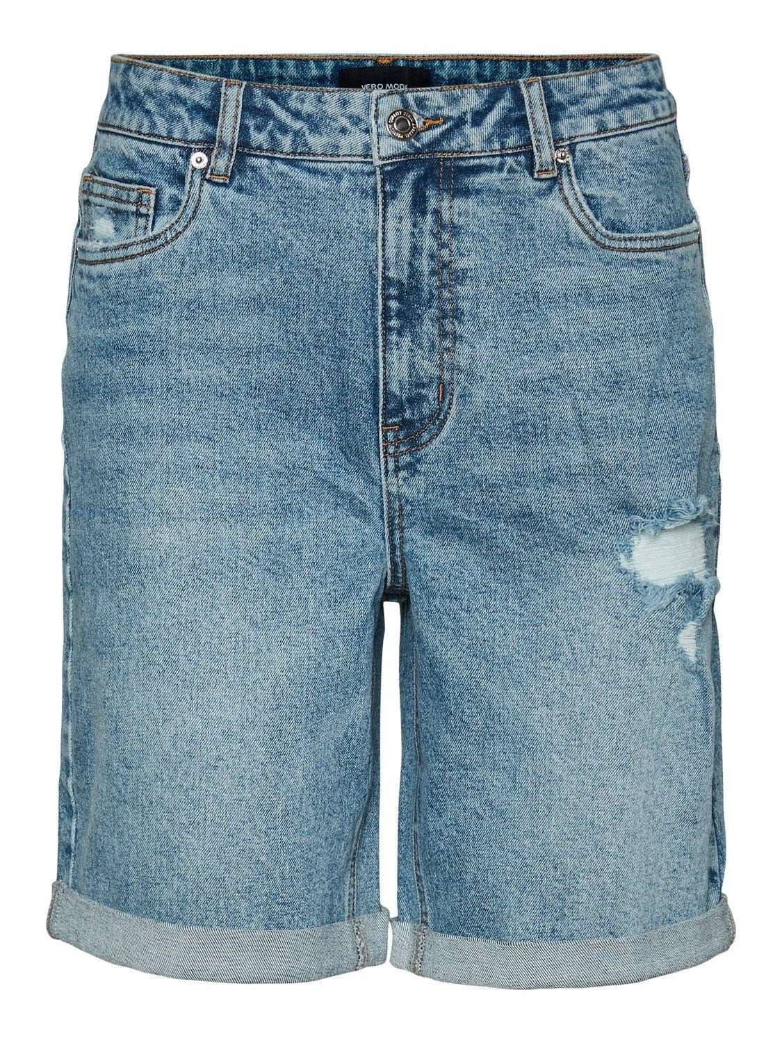 Vero Moda Shorts VMBRENDA HR LONG Aus Baumwollmix