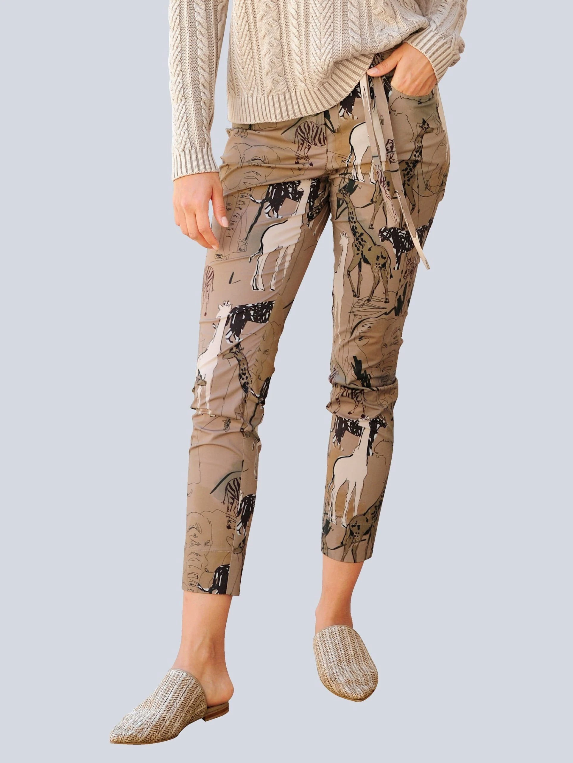 Alba Moda Stoffhose »Druckhose«