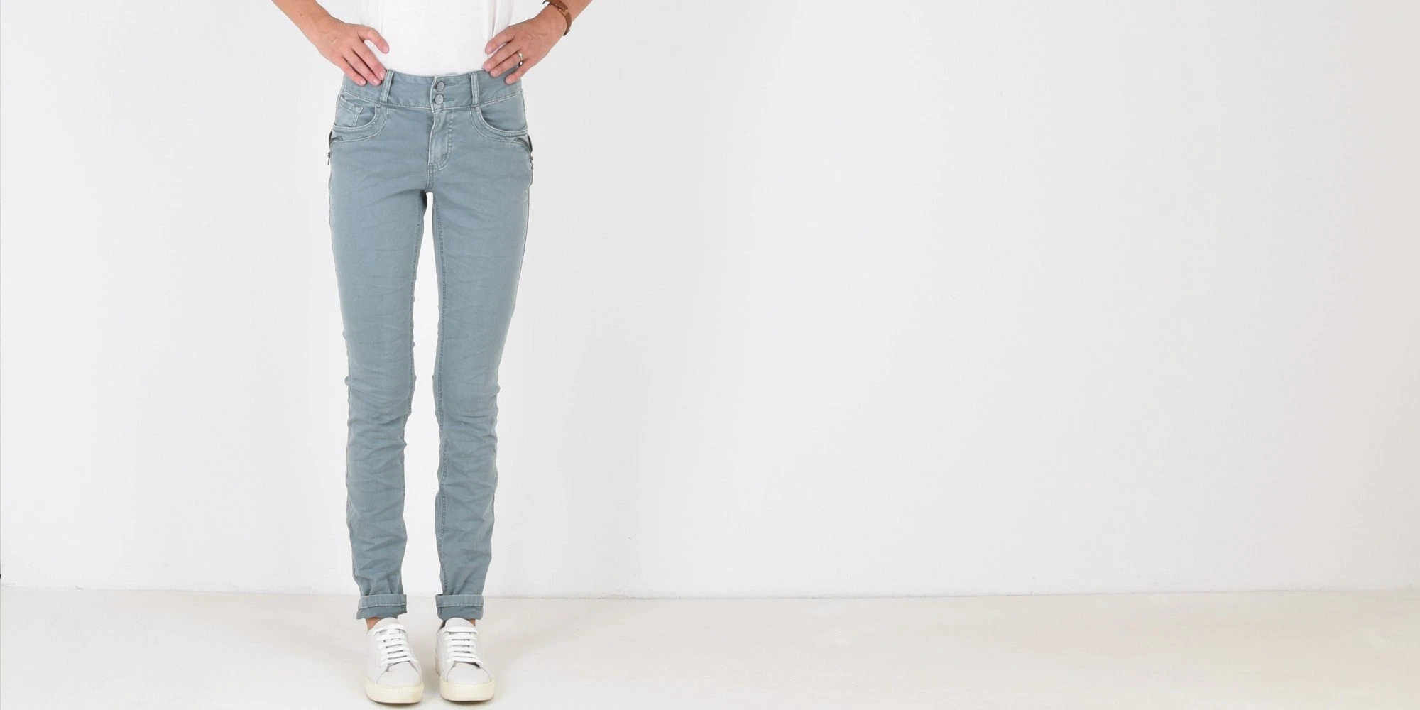 Buena Vista Stretch-Jeans BUENA VISTA TUMMYLESS-Z Misty Blue 2210 B5735 4186 HL.4252 - Stretch – Bild 3