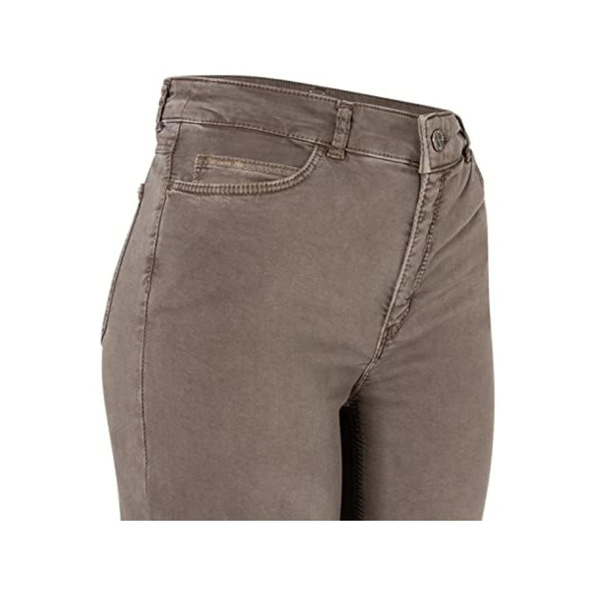 MAC Stoffhose Taupe Regular (1-tlg) – Bild 4