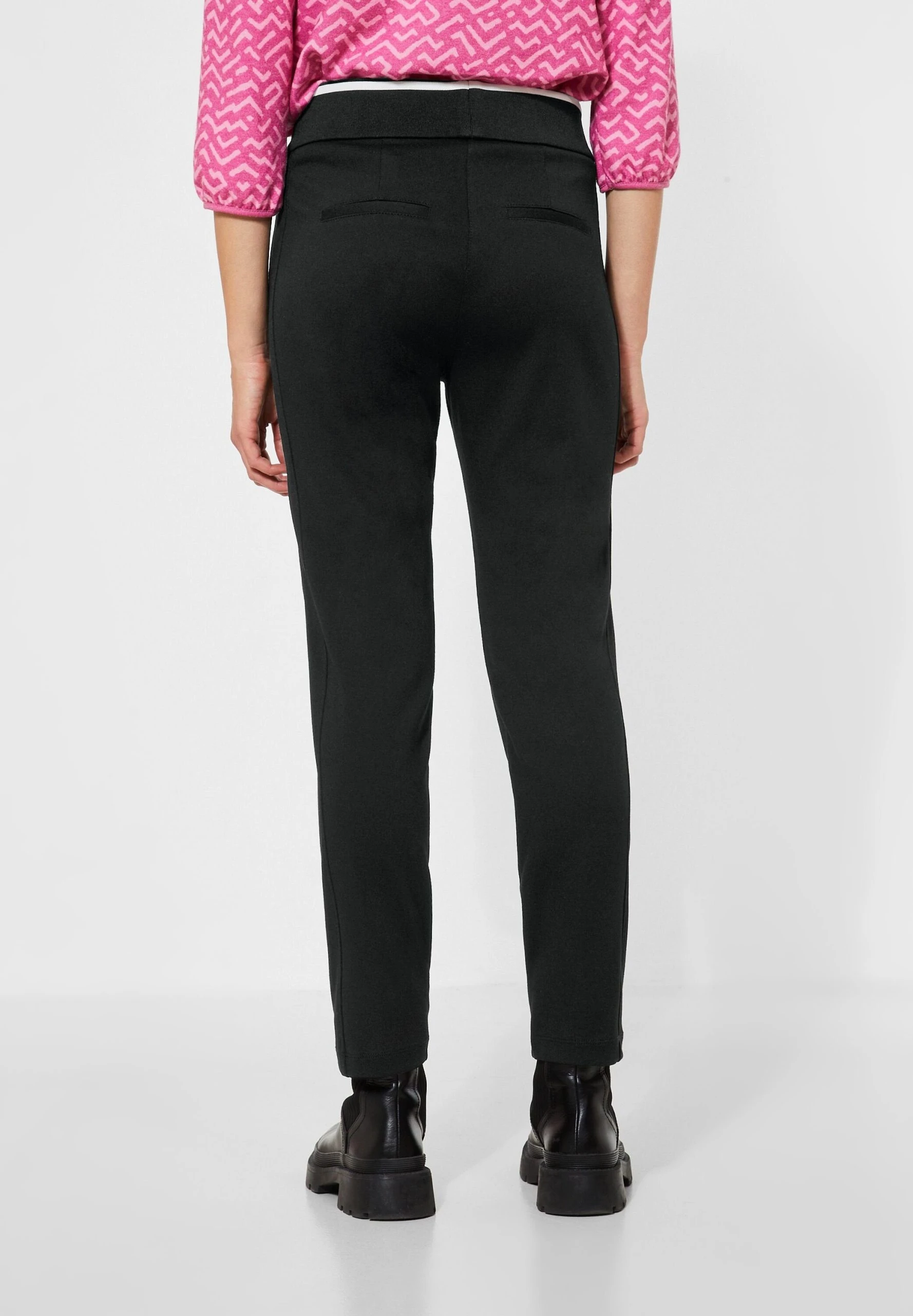 STREET ONE Stoffhose Elastikbund Mit Tunnelzug – Bild 2