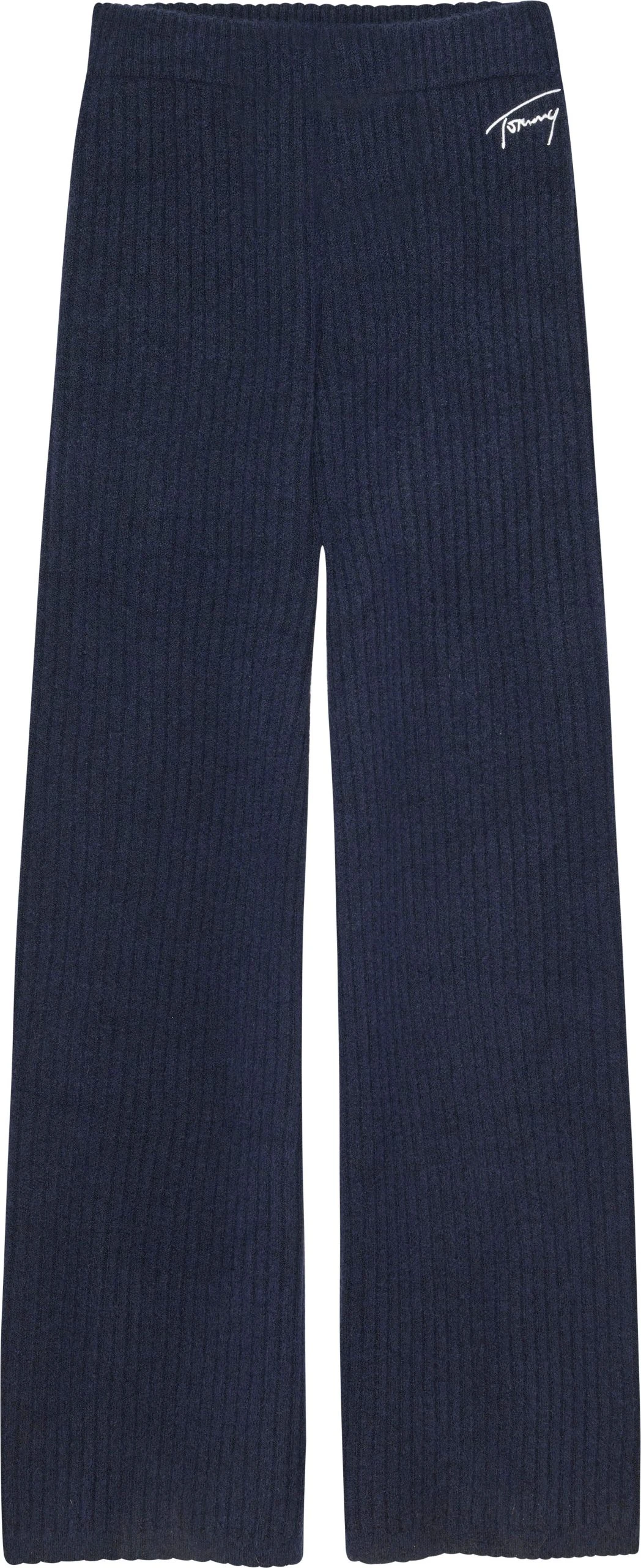 Tommy Jeans Loungehose TJW COSY SIGNATURE SWEATER PANT In Rippoptik & Mit Tommy Jeans Logo-Flag – Bild 4