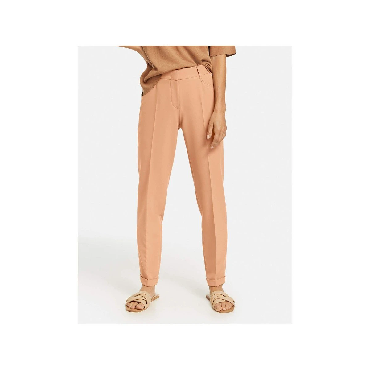 GERRY WEBER Stoffhose Rot Regular (1-tlg) – Bild 5