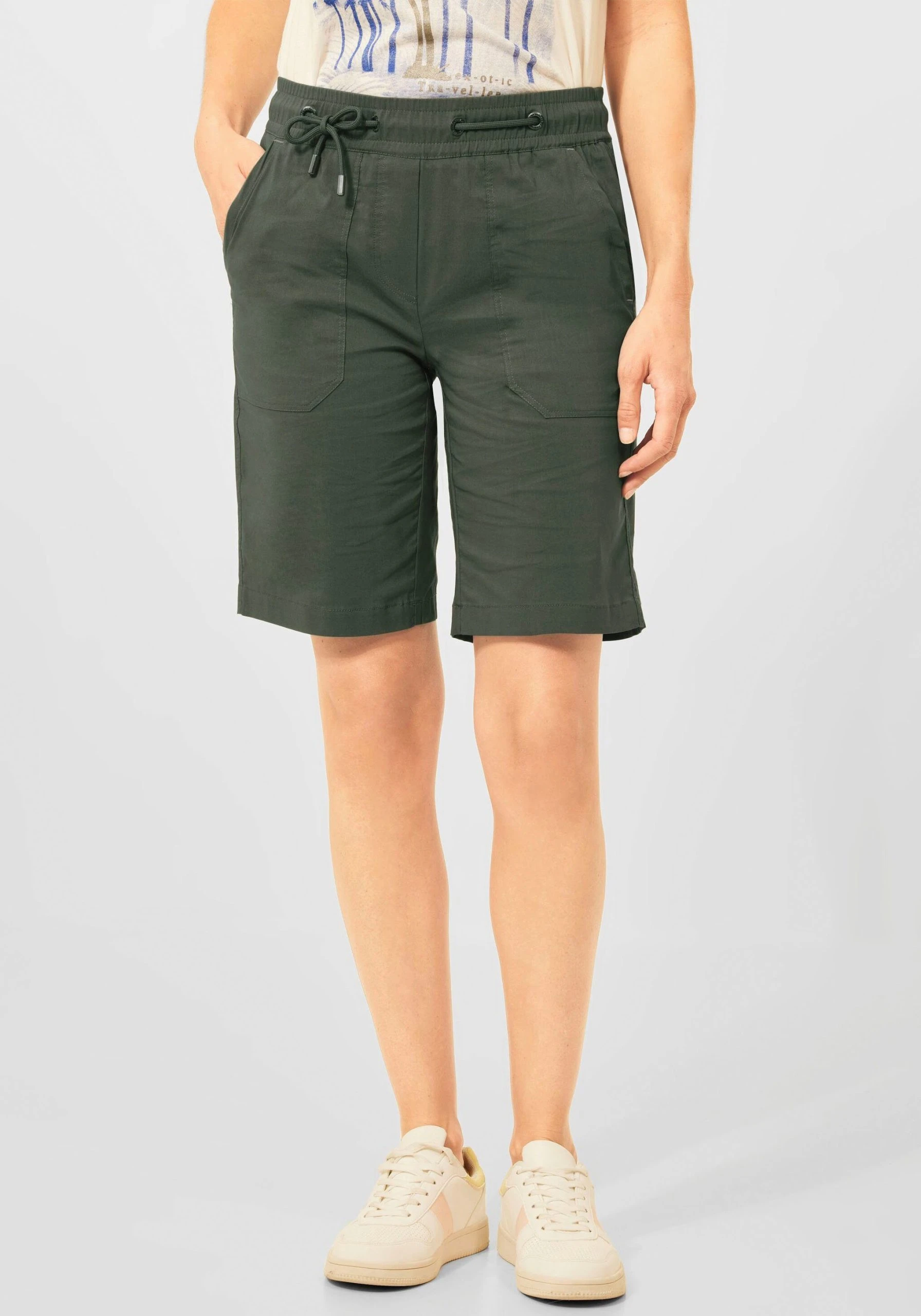 Cecil Röhrenhose Style Tracey, Unifarben, Casual Fit