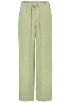 SUBLEVEL Stoffhose Lange Musselin Hose
