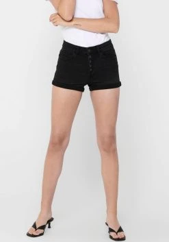 ONLY Jeansshorts ONLHUSH HW BUTTON SHORTS DNM PIM
