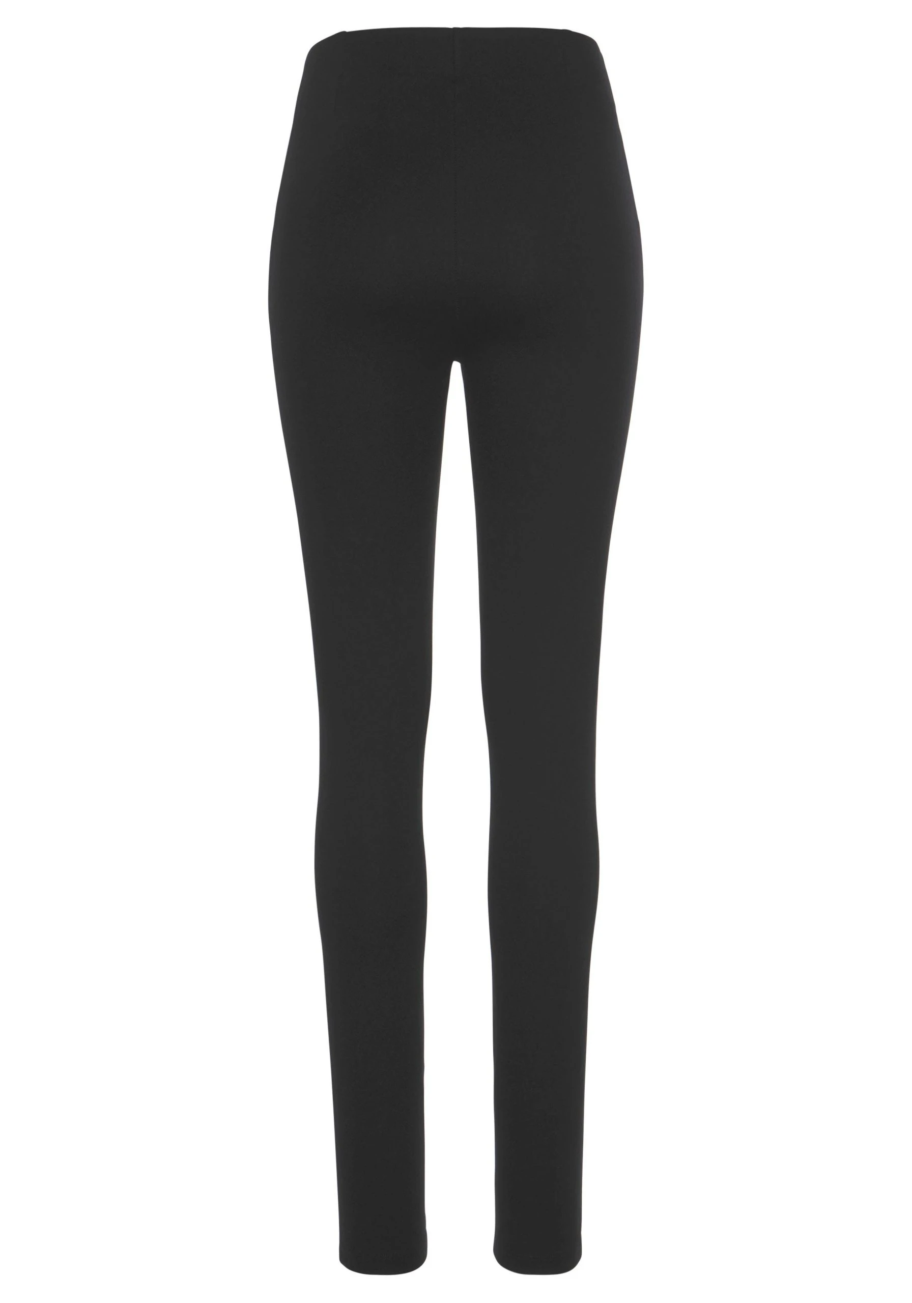 LASCANA Highwaist Leggings Mit Zierknöpfen – Bild 4