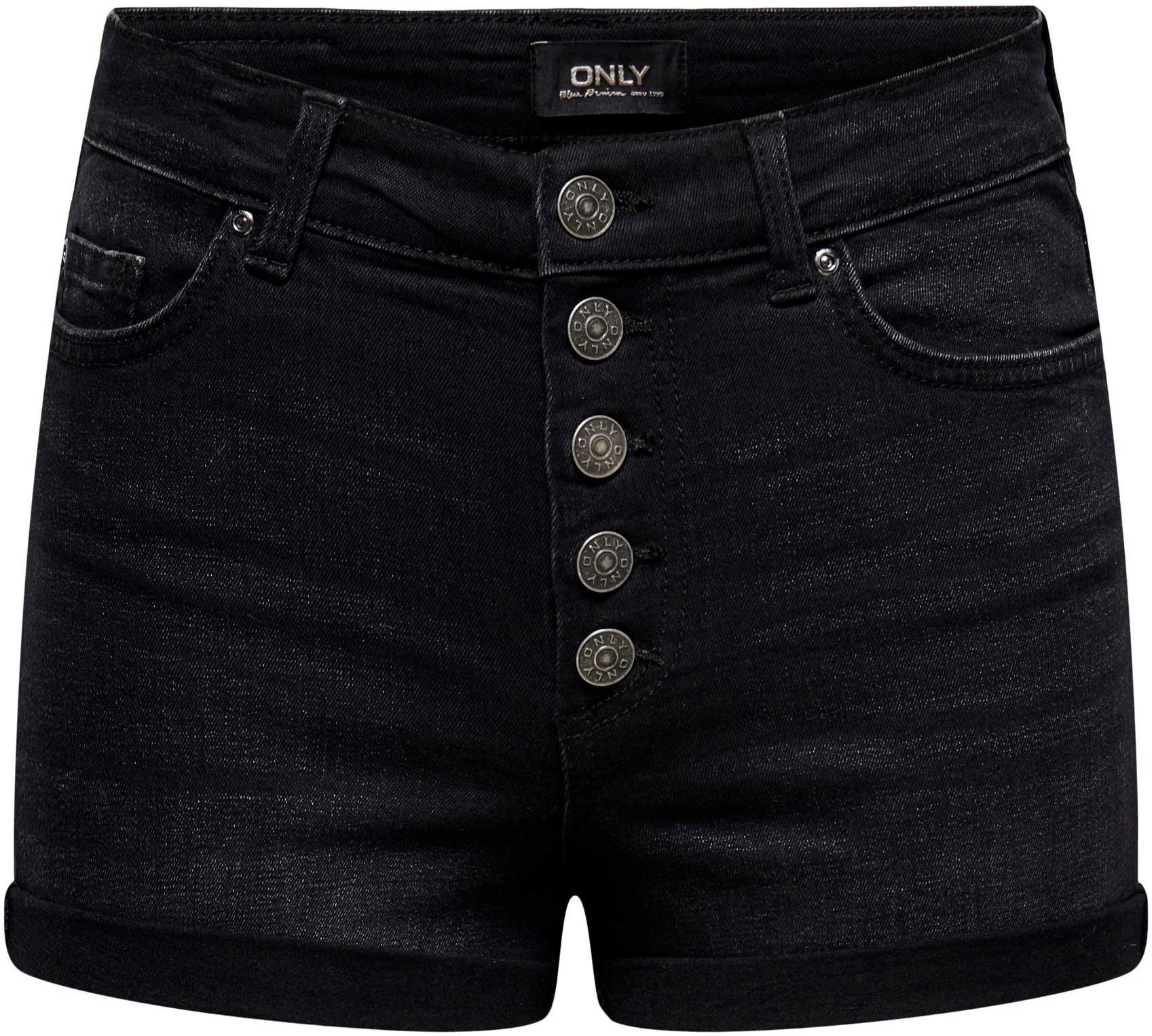 ONLY Jeansshorts ONLHUSH HW BUTTON SHORTS DNM PIM – Bild 5