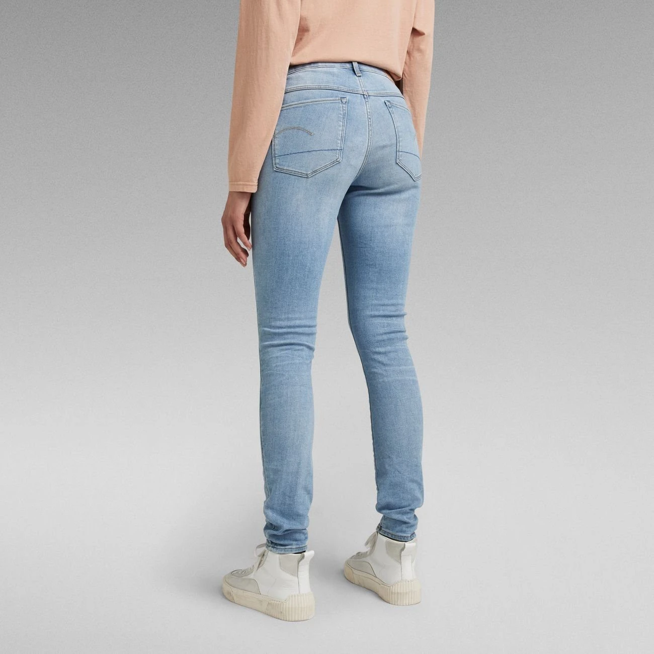 G-Star RAW 5-Pocket-Hose »3301 Skinny WMN Lt Indigo Aged« (1-tlg) – Bild 2