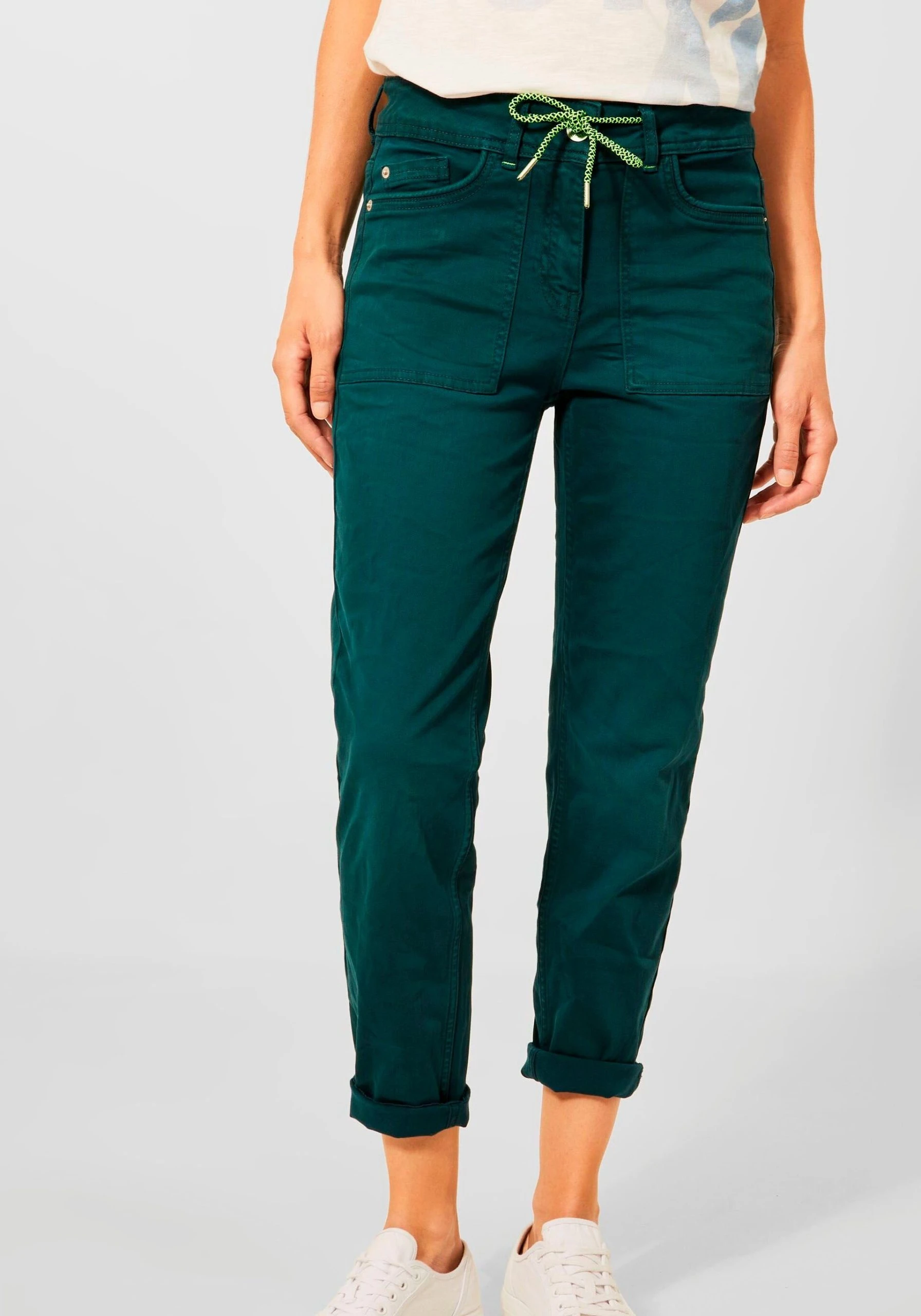 Cecil Jogger Pants Mit Kontrastfarbenem Tunnelzugband