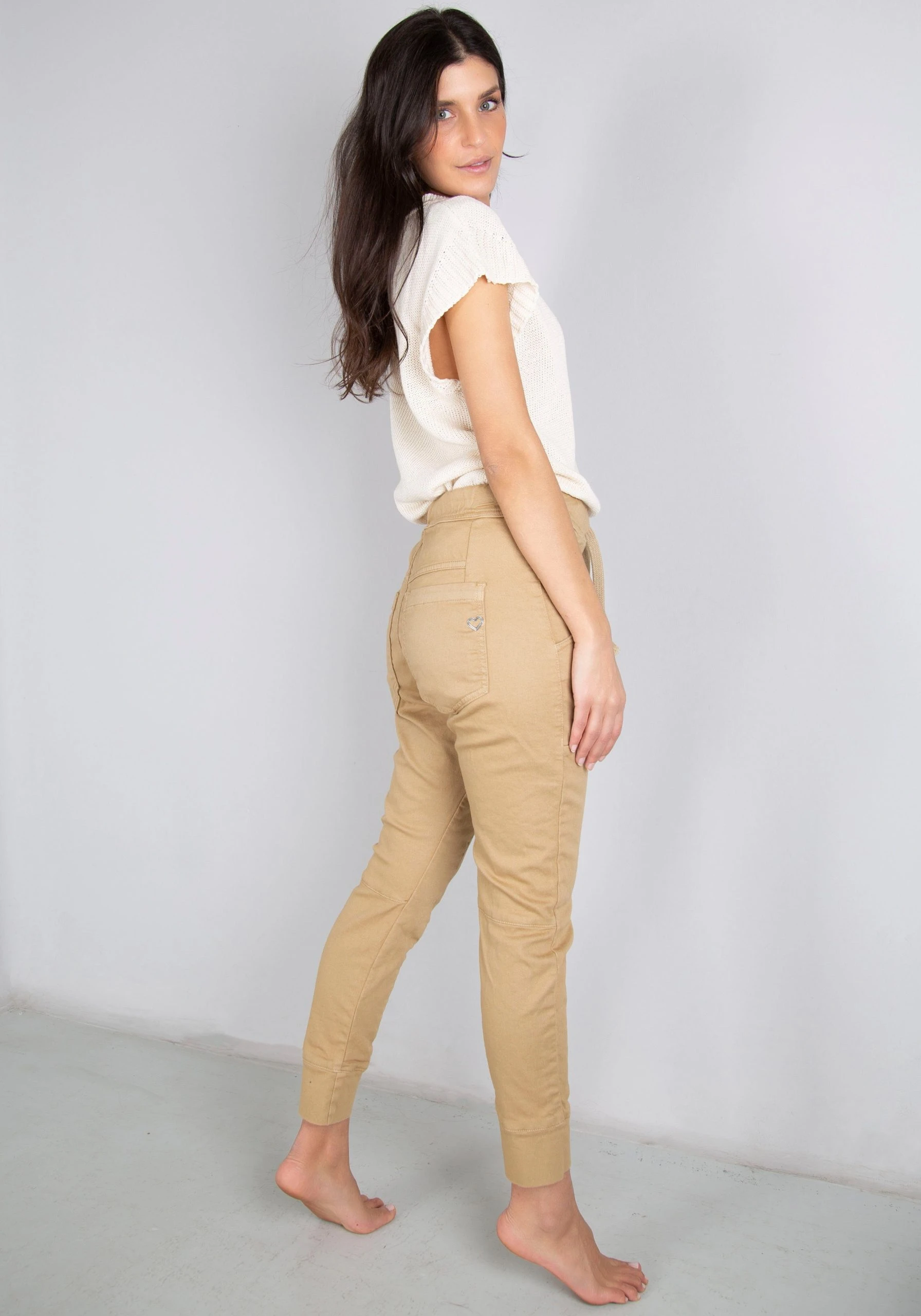 Please Jeans Jogger Pants P 51G Cropped-Form Mit Elastischem Bündchen – Bild 11