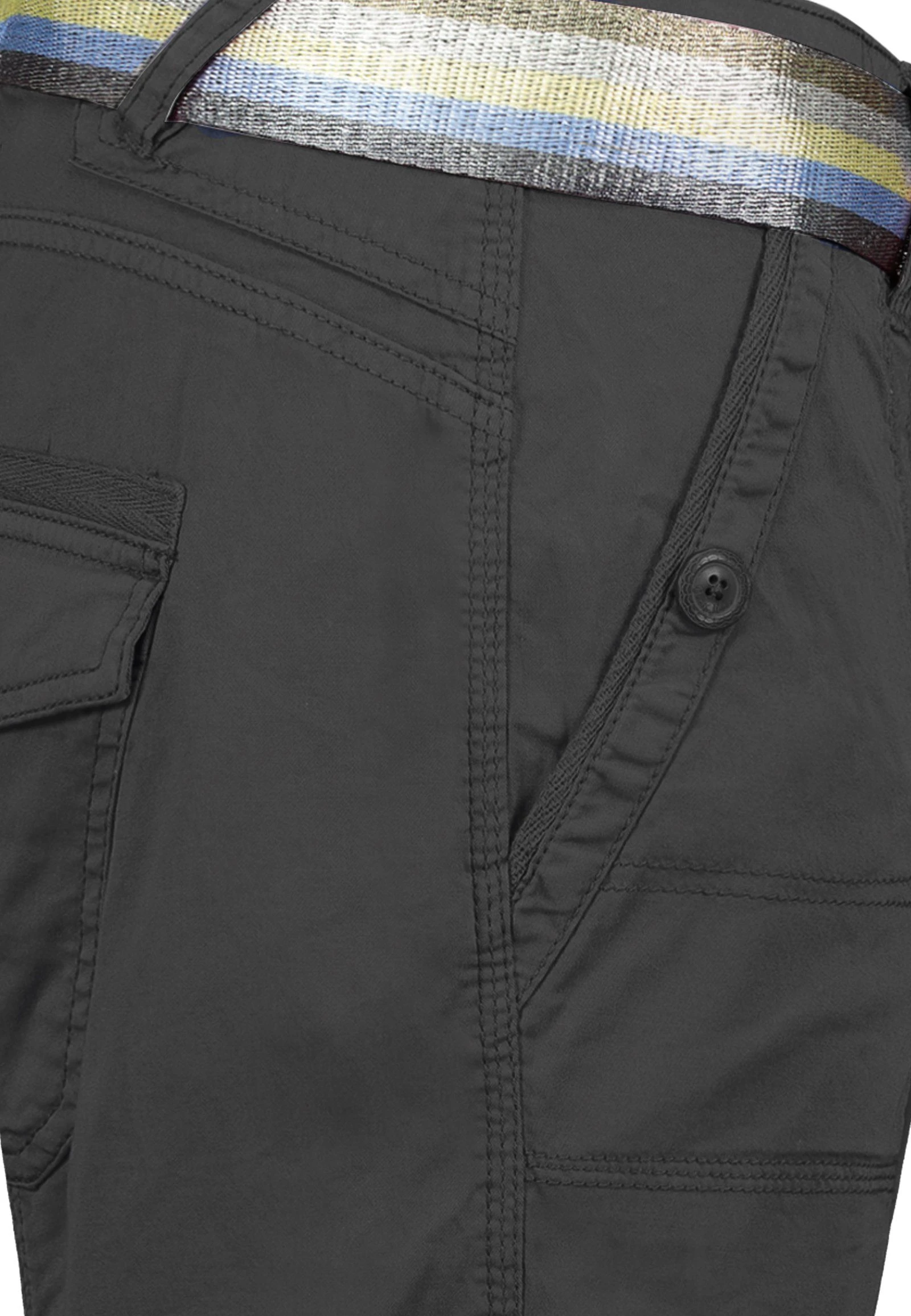 Fresh Made Bermudas Bermuda Mit Glänzendem Gürtel – Bild 9