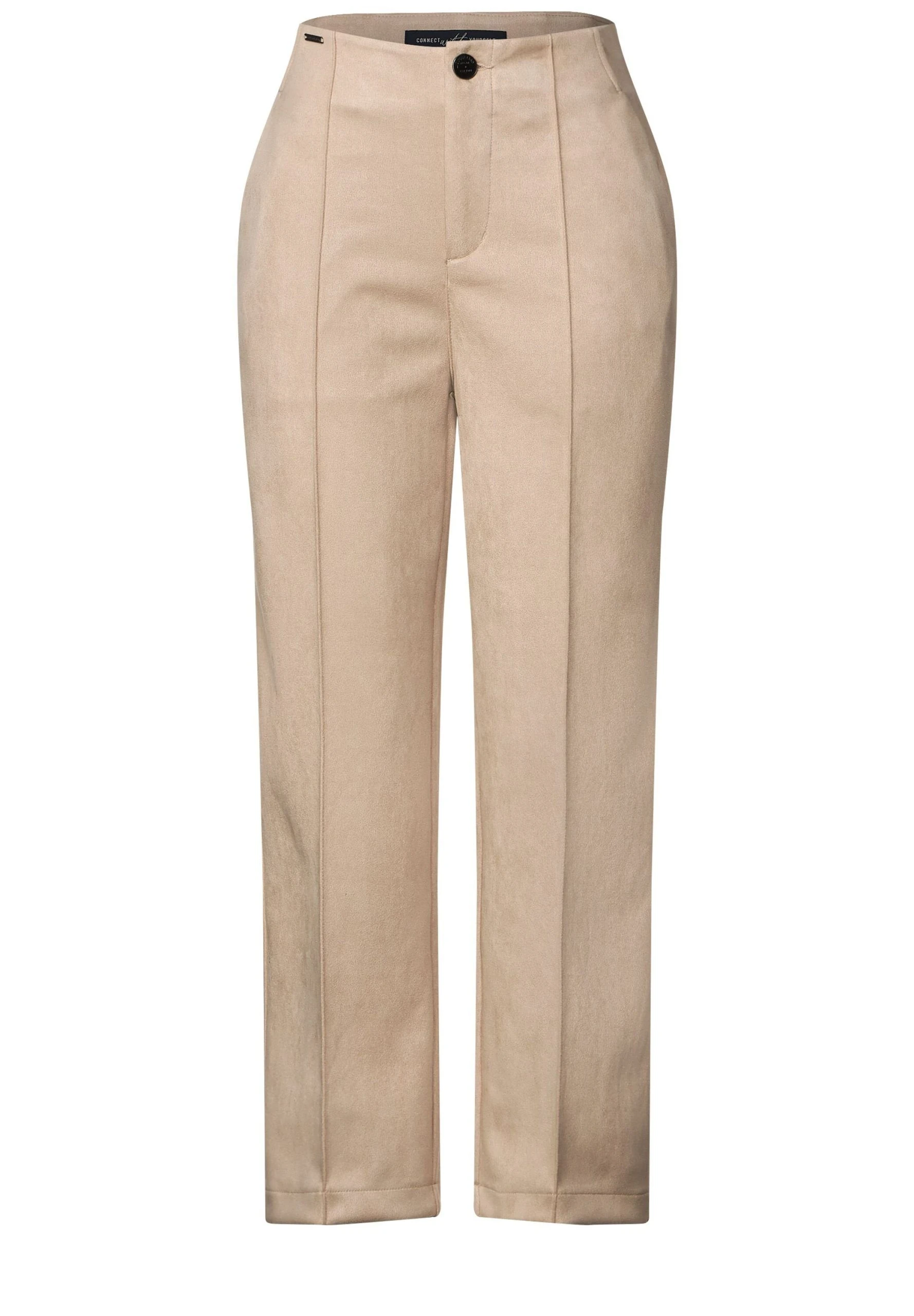 STREET ONE Stoffhose Casual Fit Hose Mit Wide Leg