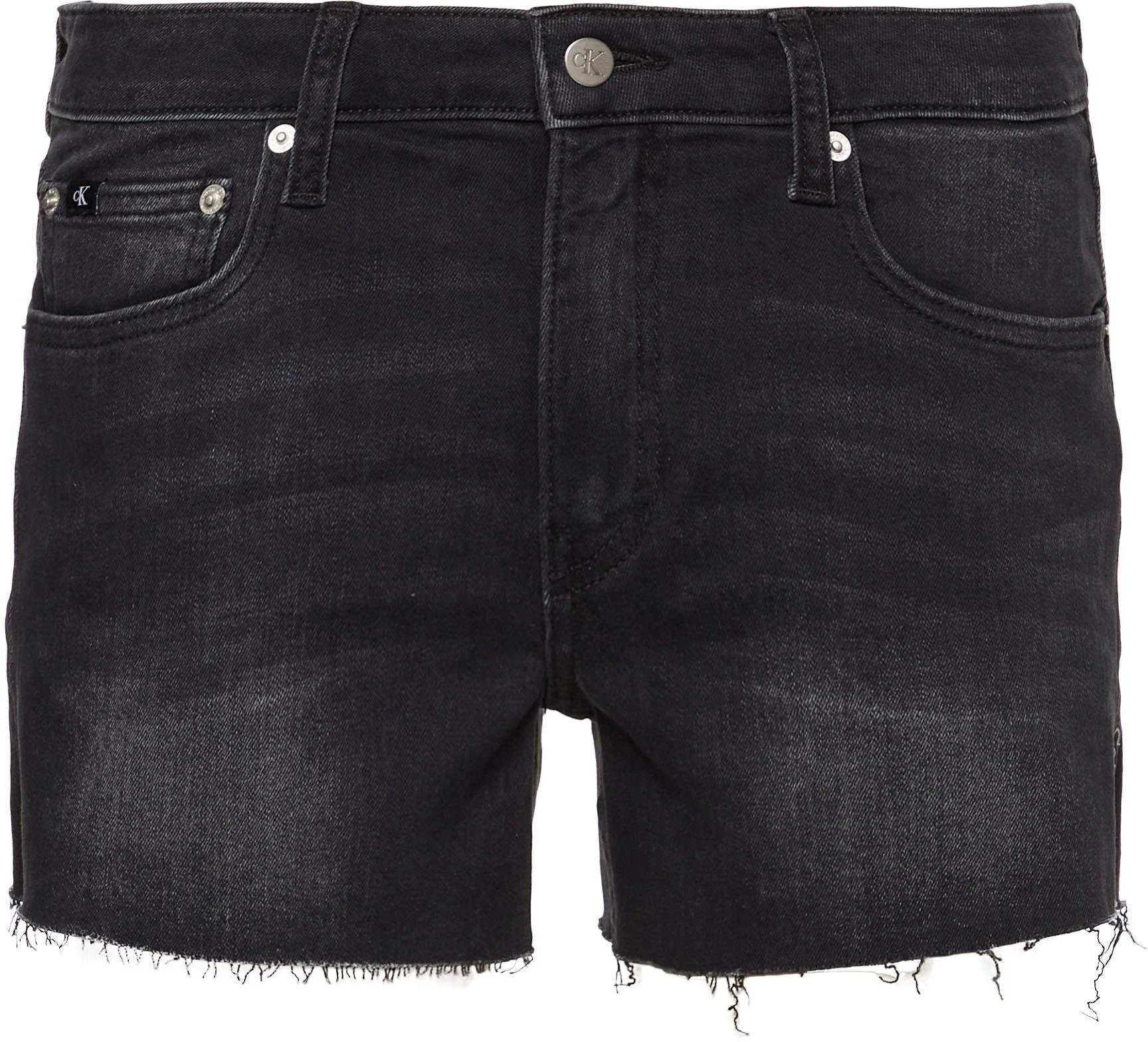 Calvin Klein Jeans Shorts MID RISE SHORT Mit Leicht Ausgefranstem Beinabschluss – Bild 5