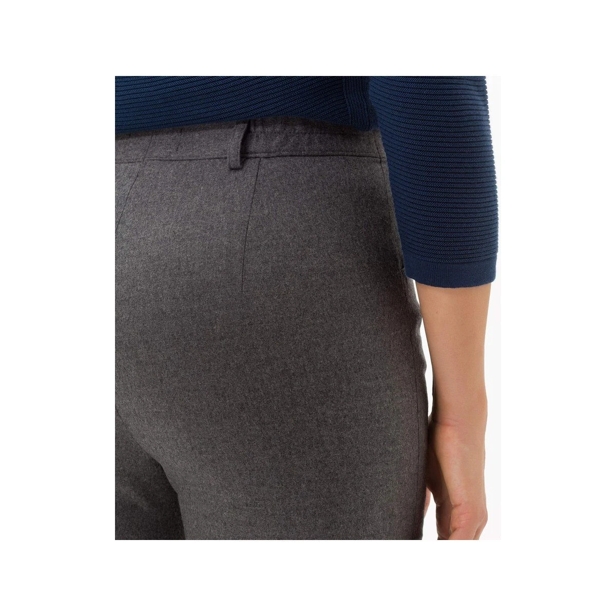 Brax Stoffhose »grau Regular« (1-tlg) – Bild 5