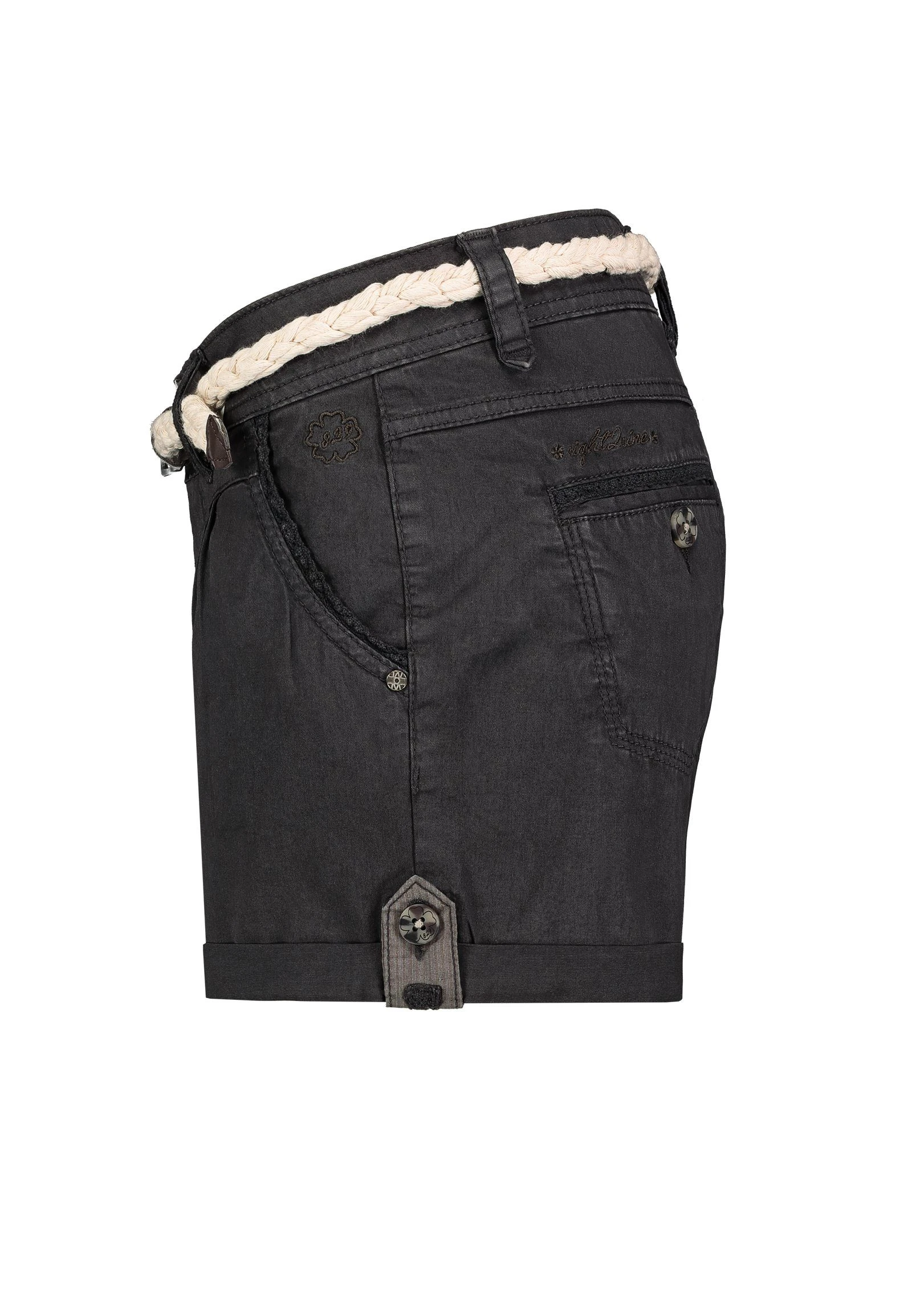 Eight2Nine Bermudas Eight2nine Damen Short Bermuda Kurze Hose Sommer Chino Stoff Hotpants Mit Gürtel – Bild 3