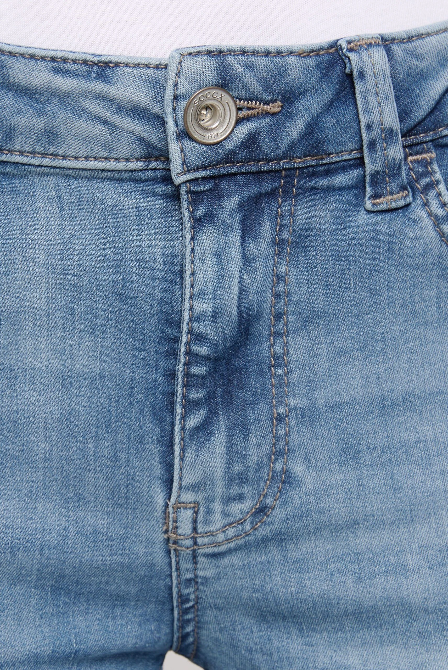 SOCCX Jeansshorts Mit Destroy-Effekten – Bild 4