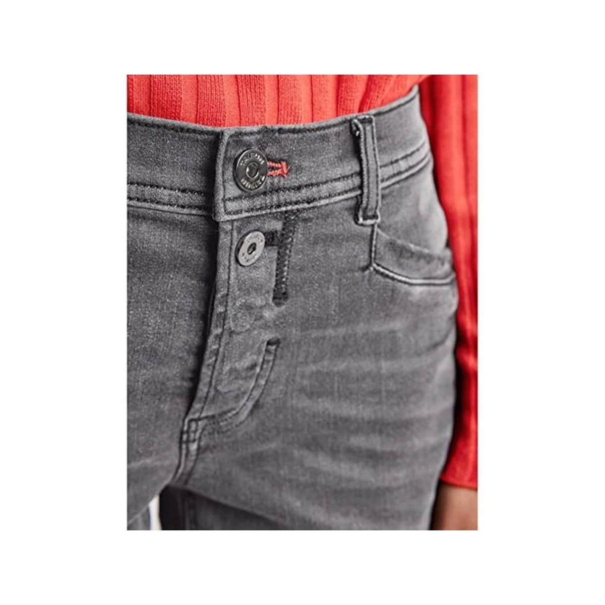 Taifun Stoffhose Grau Regular (1-tlg) – Bild 5