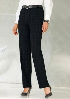 GOLDNER Stoffhose »Buntgewebte Karohose Anna« Ohne