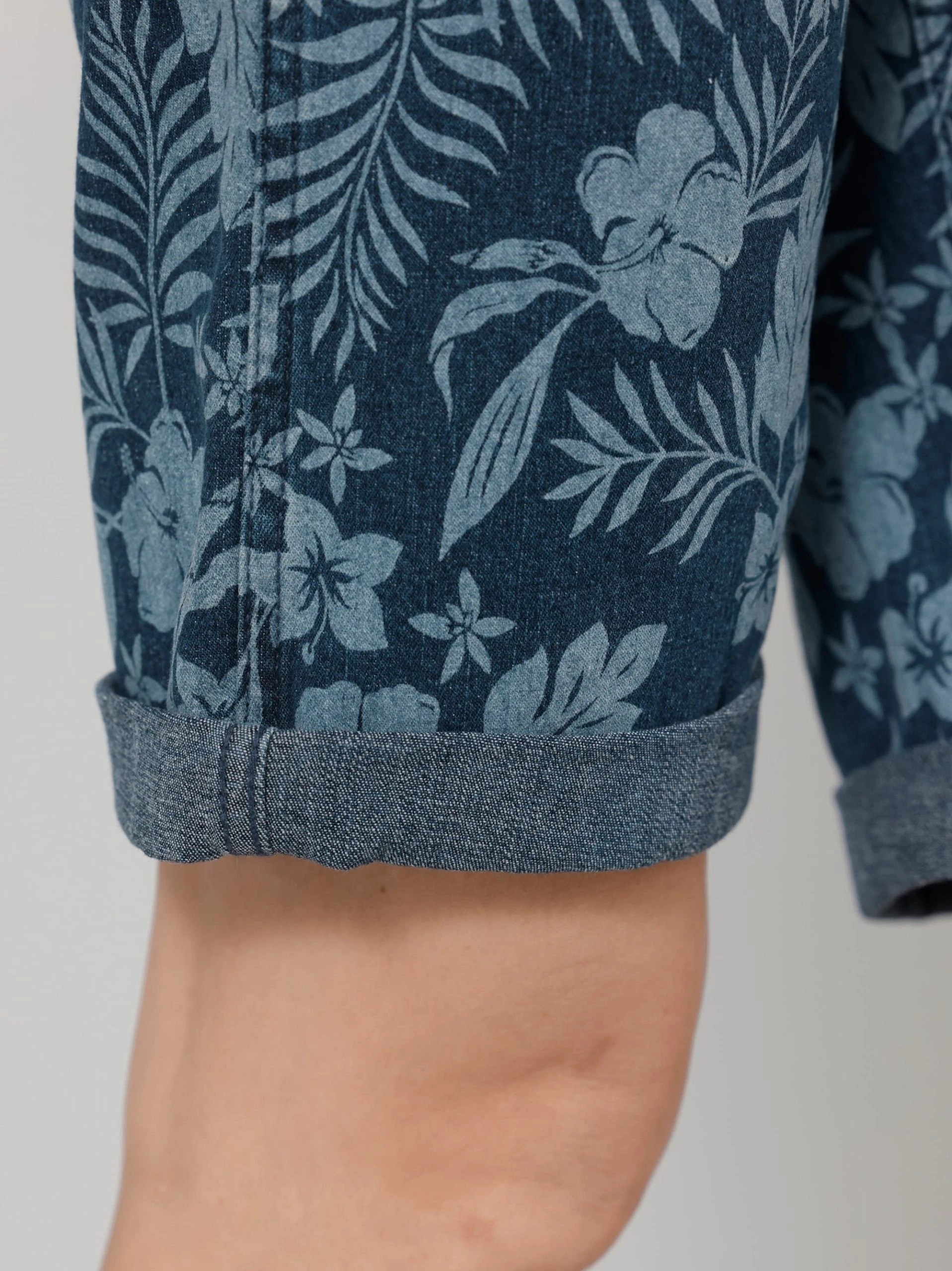 Dress In Bermudas Jeansbermuda (1-tlg) Mit Floralem Druck – Bild 10