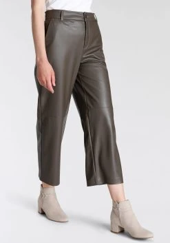 MAC Culotte »Chiara-Vegan« Softes Lederimitat Täuschend Echt