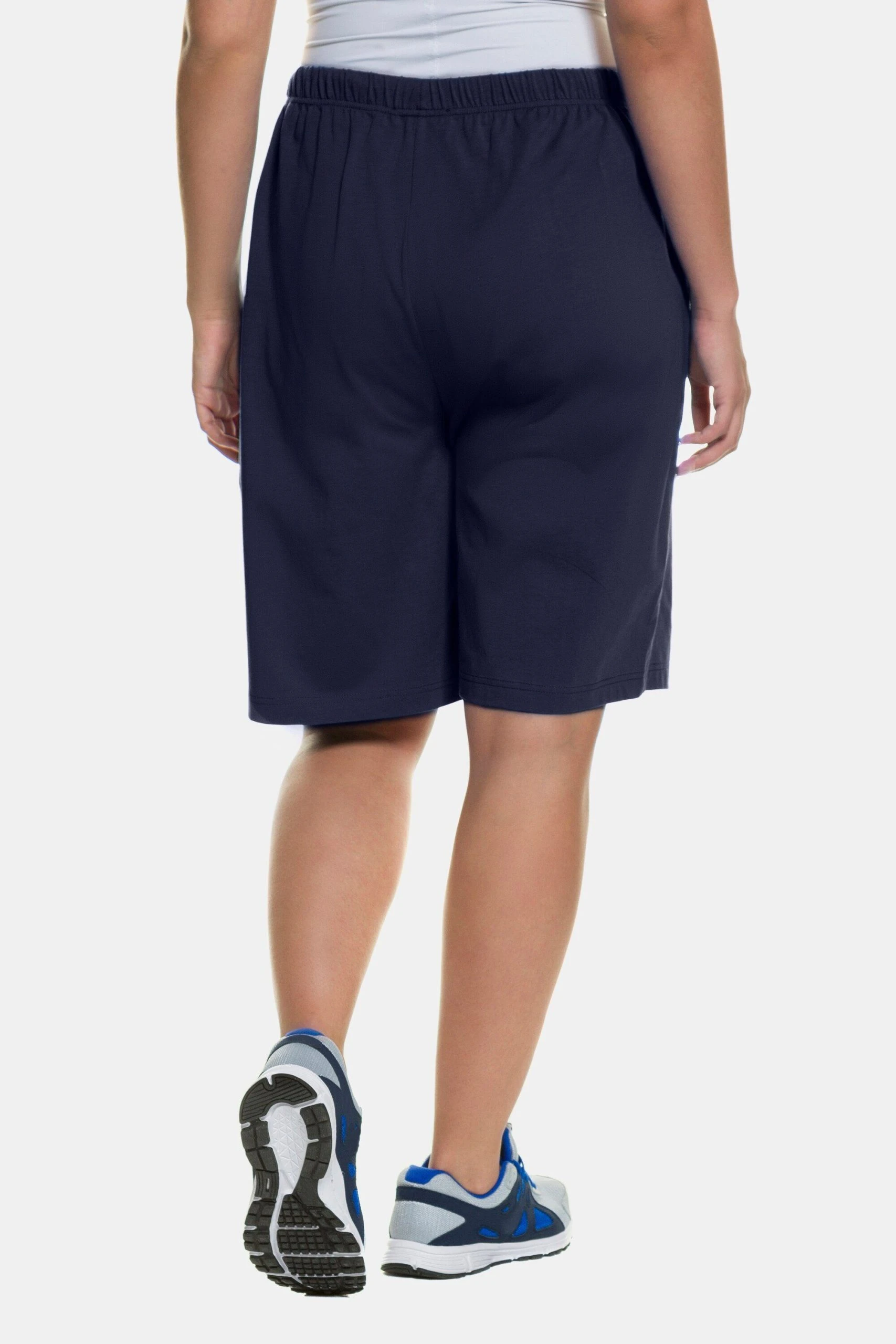 Ulla Popken Bermudas Jersey-Shorts Elastikbund Taschen – Bild 2