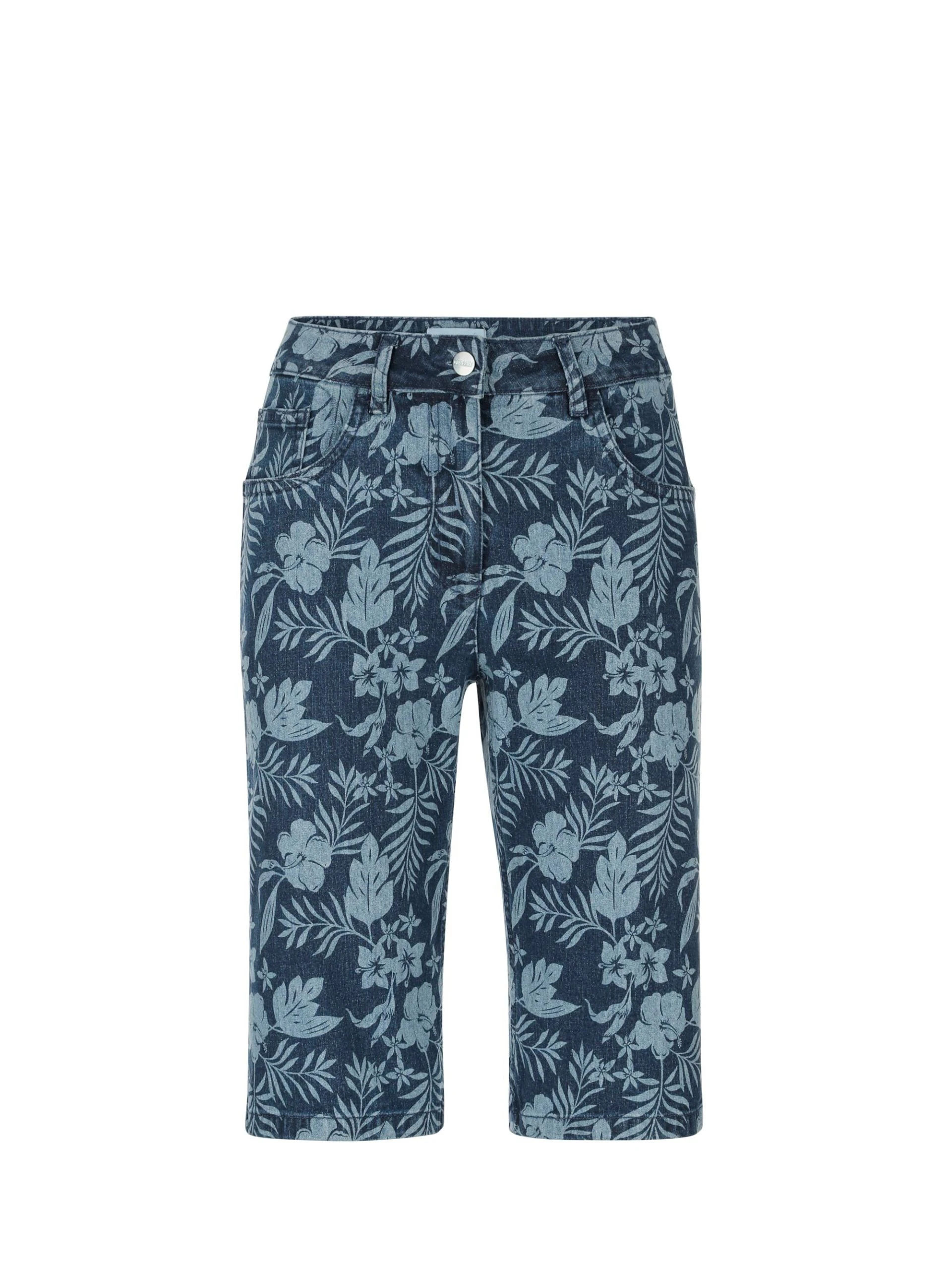 Dress In Bermudas Jeansbermuda (1-tlg) Mit Floralem Druck – Bild 5