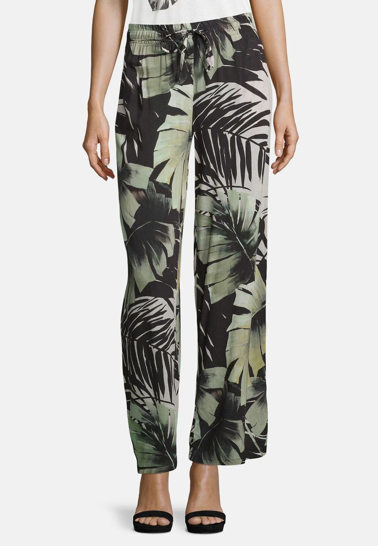 Cartoon Stoffhose »mit Bindegürtel« – Bild 3